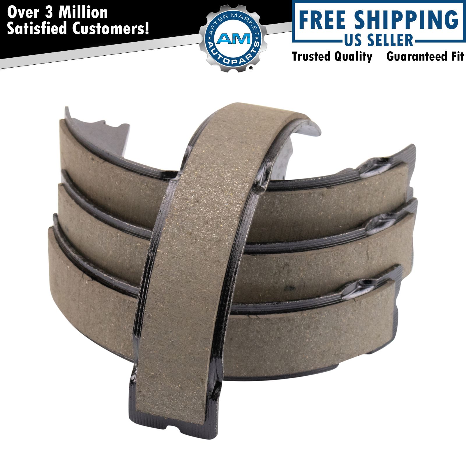 Rear Parking Brake Shoe Set Fits 2012-2018 Ford F-150