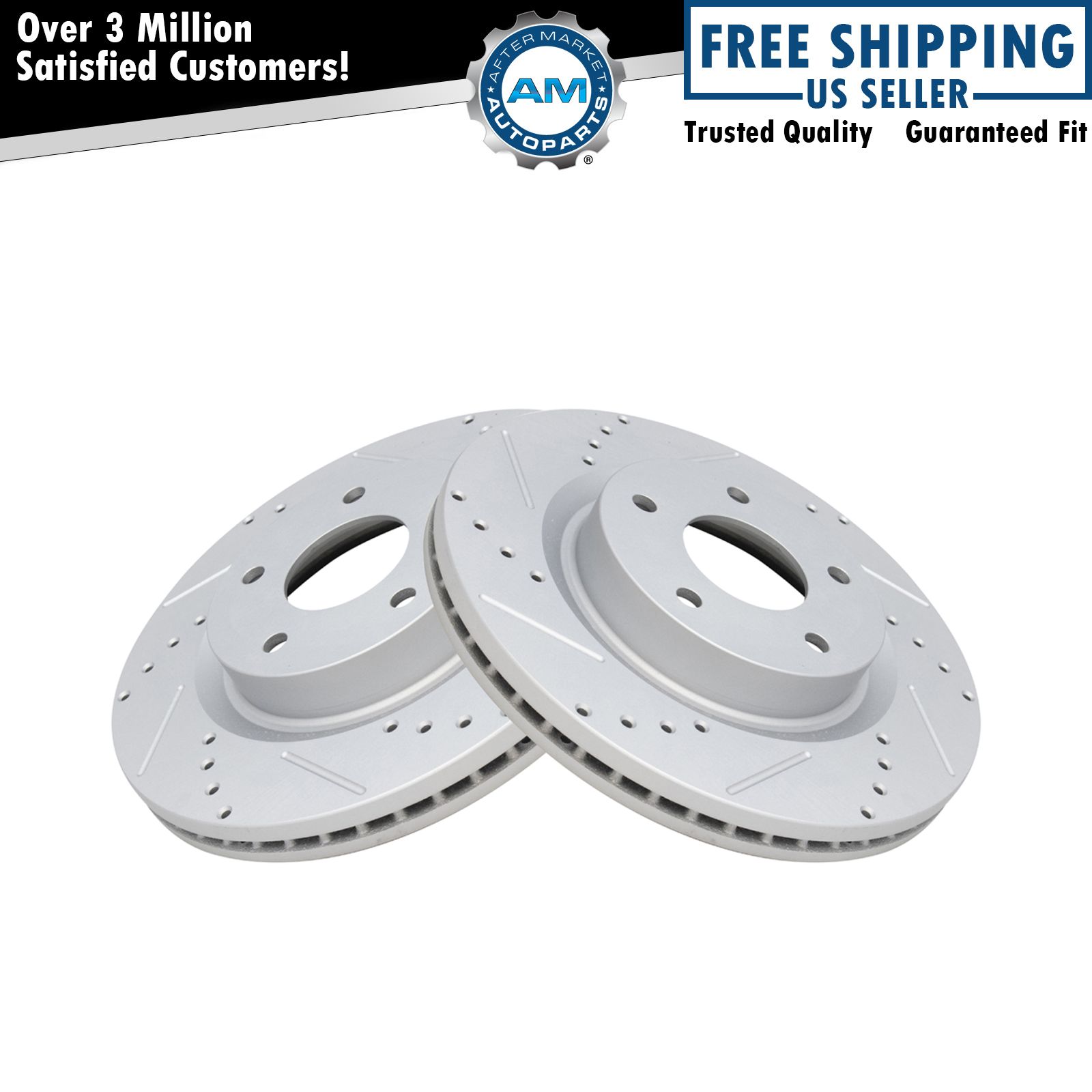 Front Brake Rotor Set For 07-24 Nissan Altima RS42X2