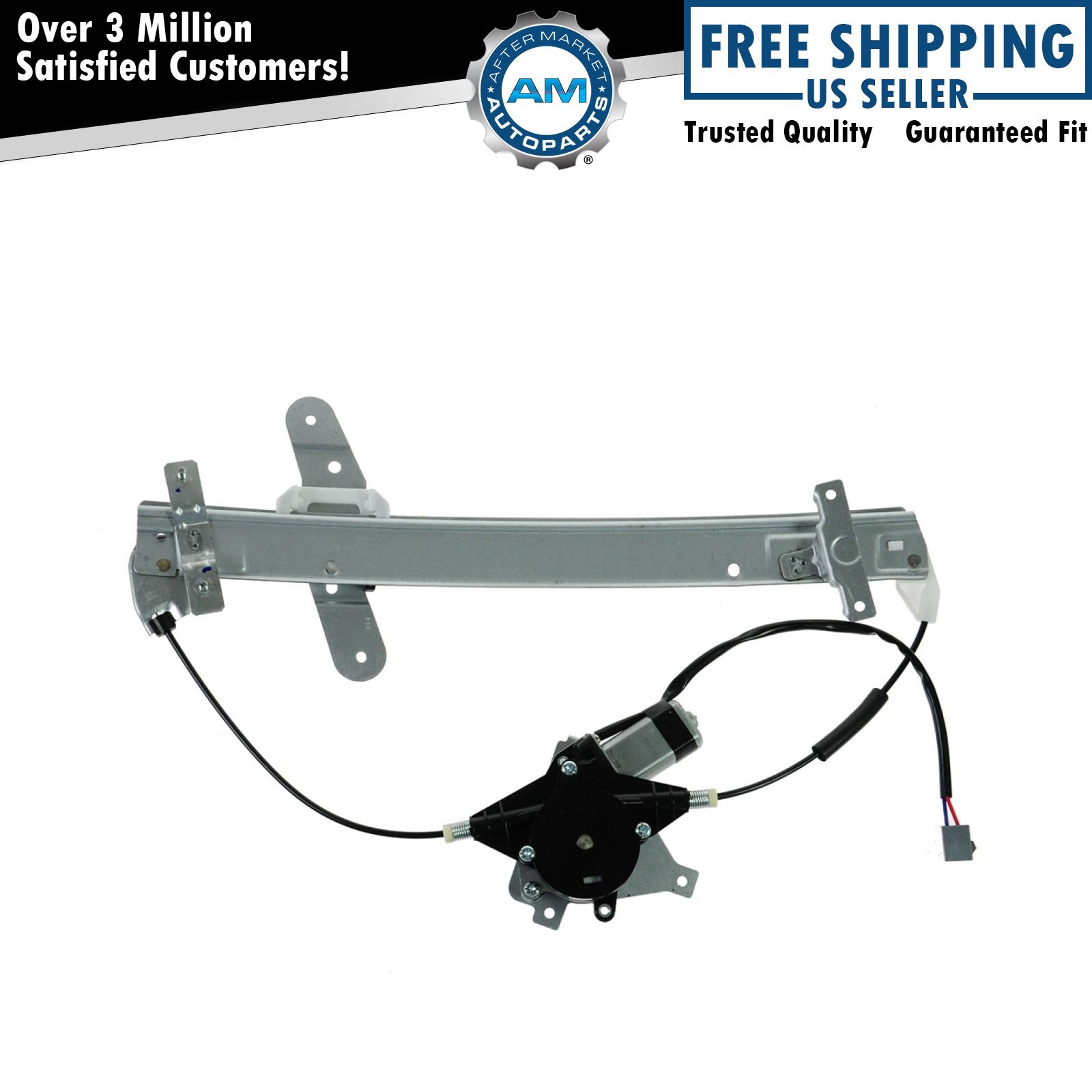 Front Power Window Regulator w/ Motor Passenger Side Right RH for Ford