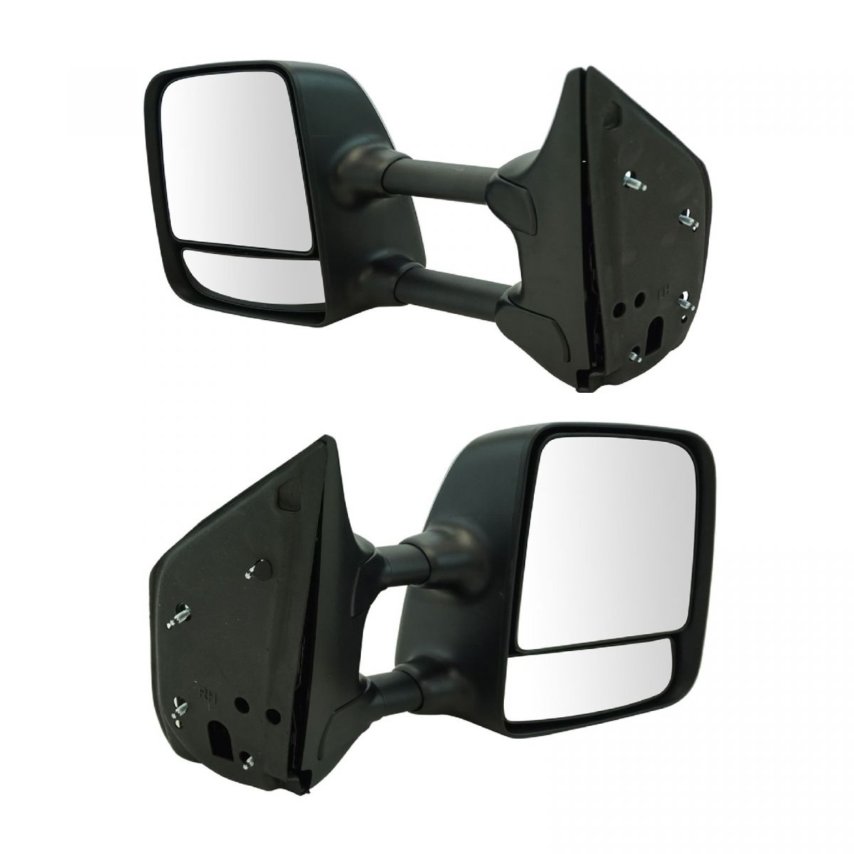 Towing Mirror Manual Chrome Pair Set of 2 for Nissan Titan New eBay