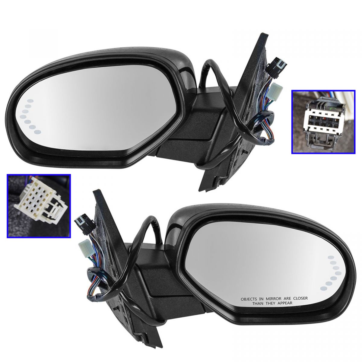 Mirror Power Folding Heated Signal Puddle Memory Paint To Match Pair ...