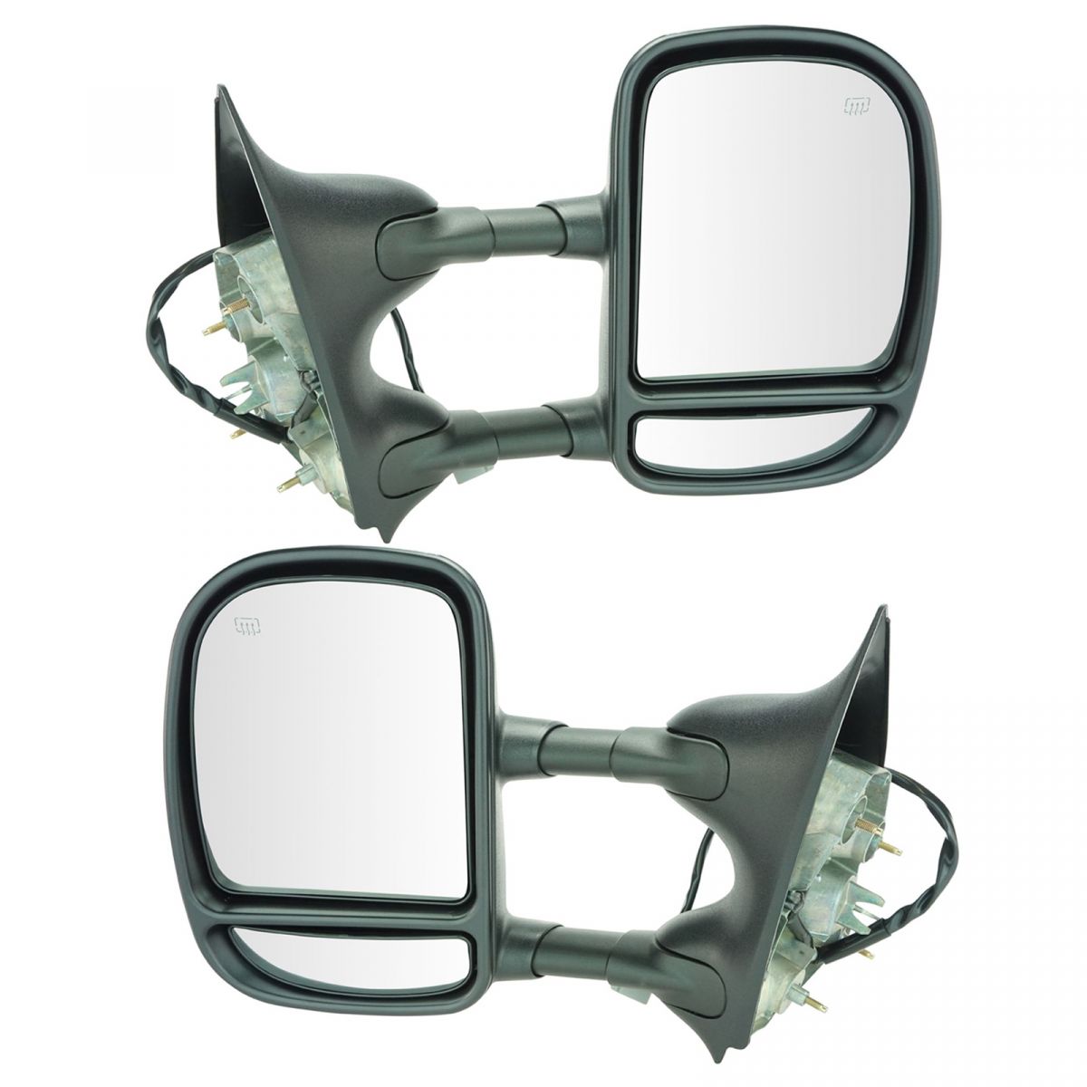 1953-1966 Ford Truck Pickup Chrome Outside Rear Mirrors Rear view Set Pair