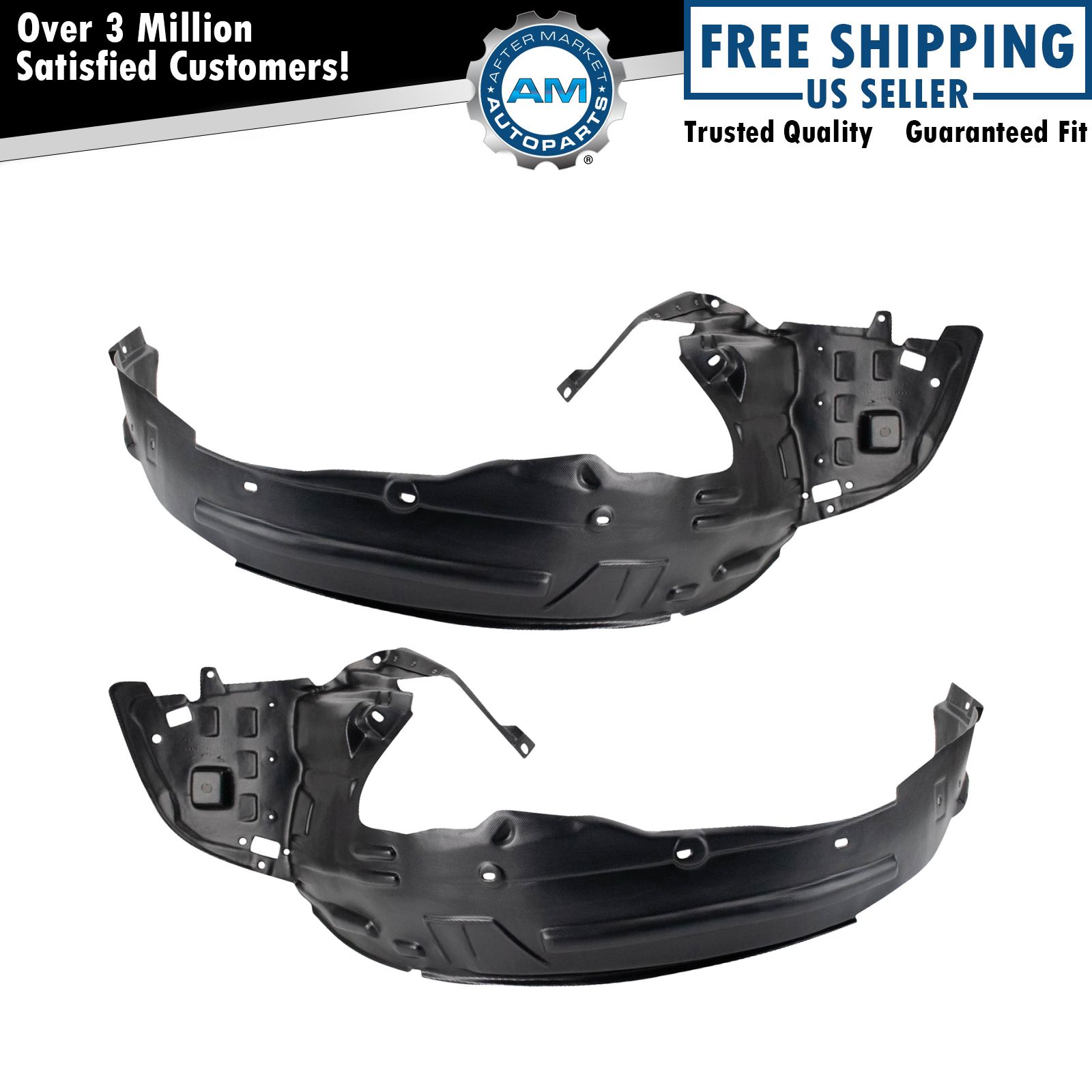 Inner Fender Liner Set For 2005-2007 Honda Odyssey HO1248123 HO1249124