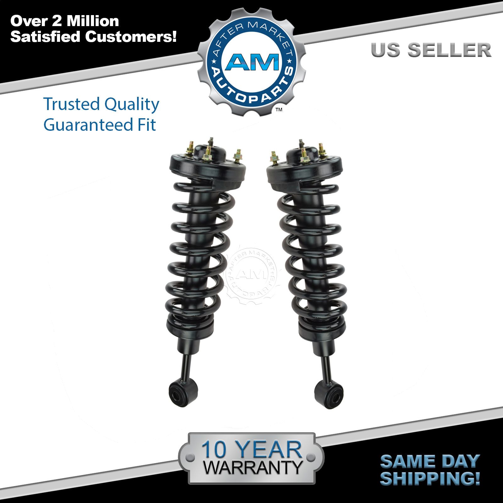 Quick Complete Front Struts & Coil Spring Assembly Pair Set for 0408 F