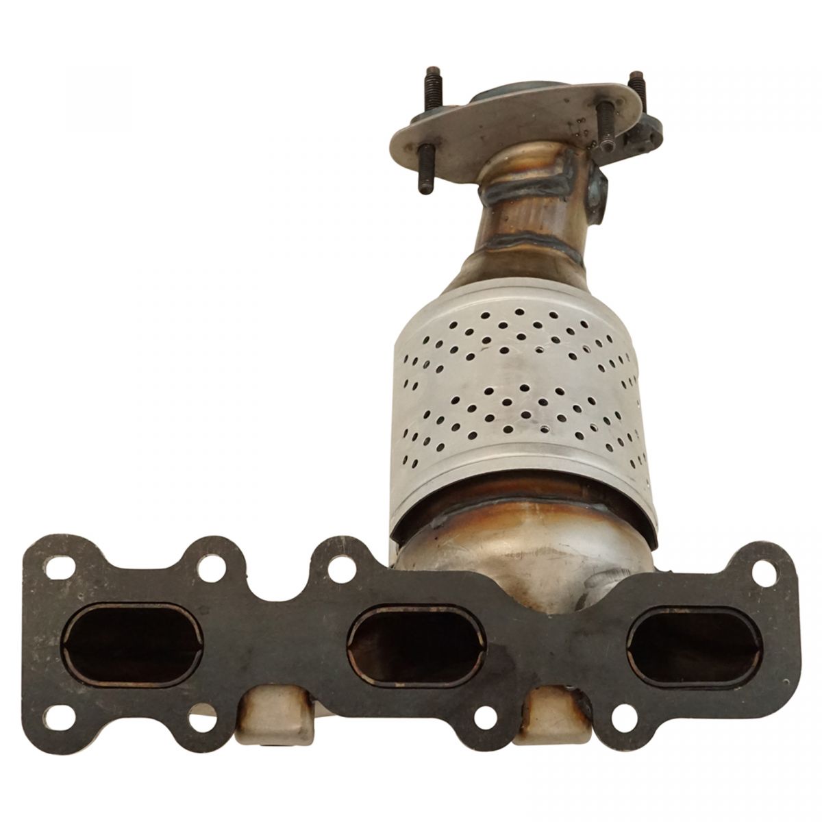 Exhaust Manifold w/ Catalytic Converter Gasket & Hardware Pair for Ford