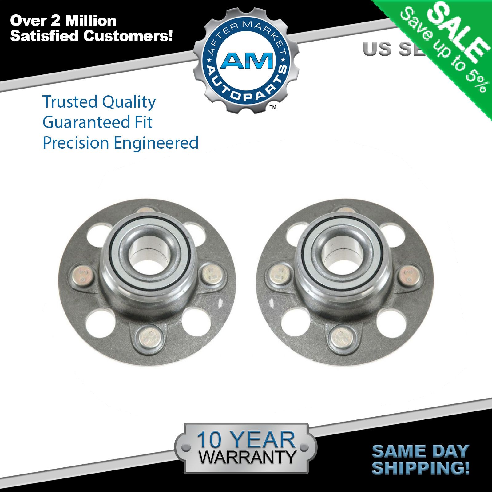 - Two Bearings Note: FWD, 4-Wheel ABS Front Wheel Bearing Left and Right EX, Si Included with Two Years Warranty 2000 fits Honda Civic