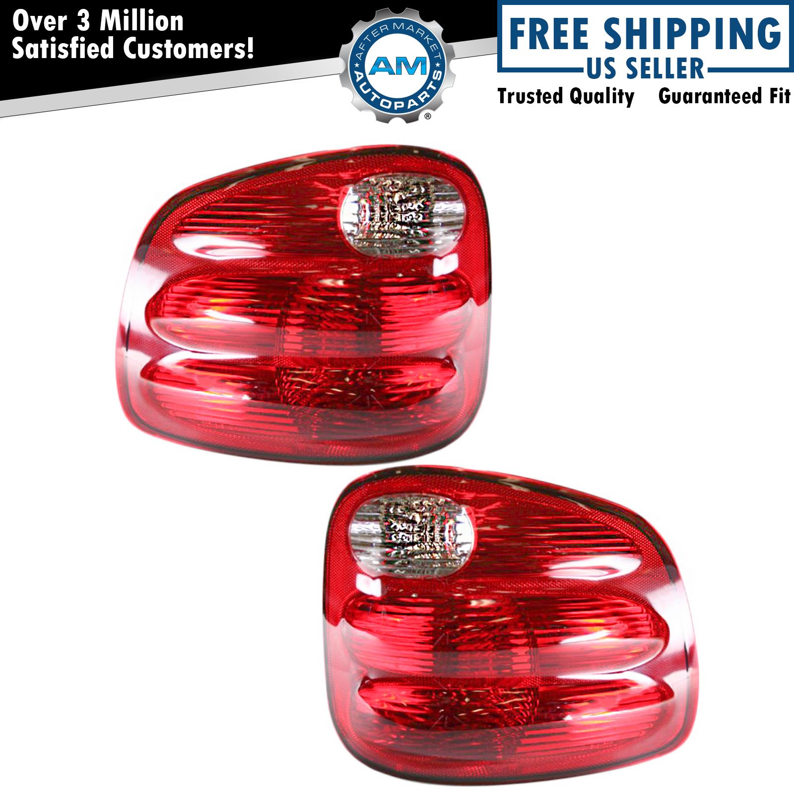 Tail Lights Set For 2000-2003 Ford F-150 2004 F-150 Heritage FO2800178 FO2801178