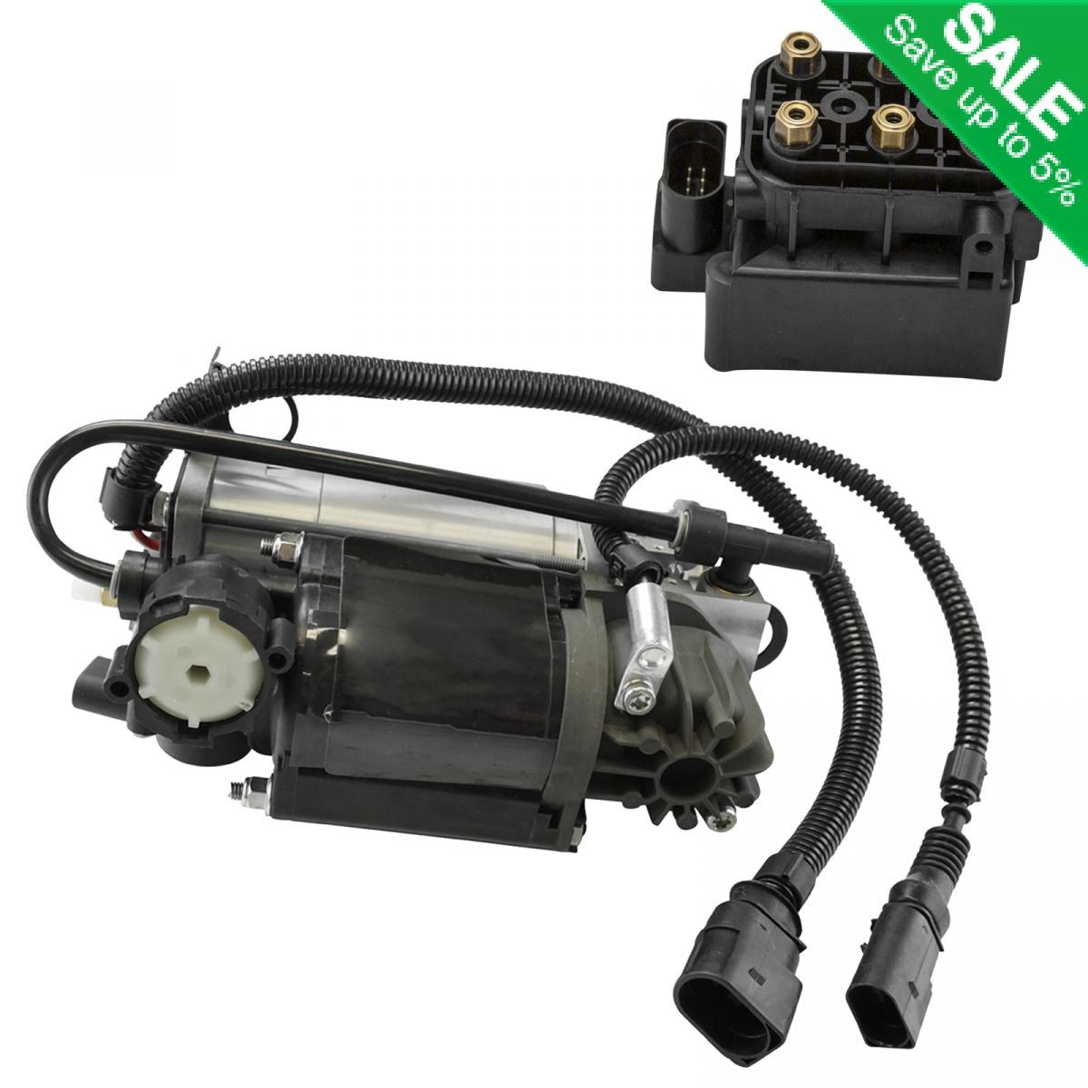 Rear Air Suspension Compressor Pump Valve Block Kit Set 2pc for Audi Allroad eBay