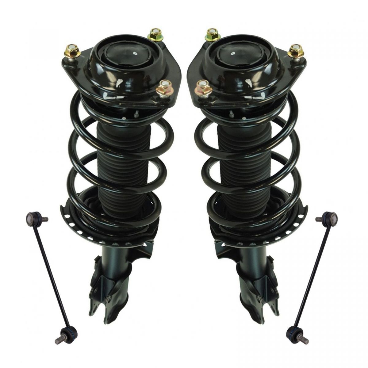 Front Suspension Kit Strut & Spring Assemblies w/ End Links for Hyundai