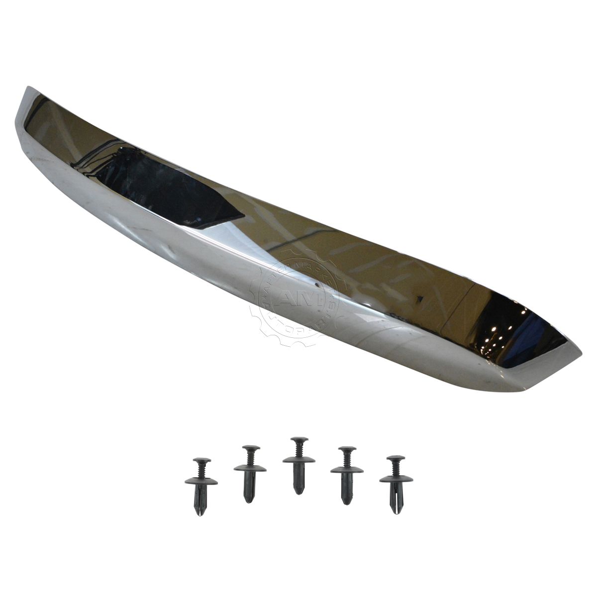 OEM 82209813 Hood Bug Shield Air Deflector Chrome for Dodge Ram Pickup