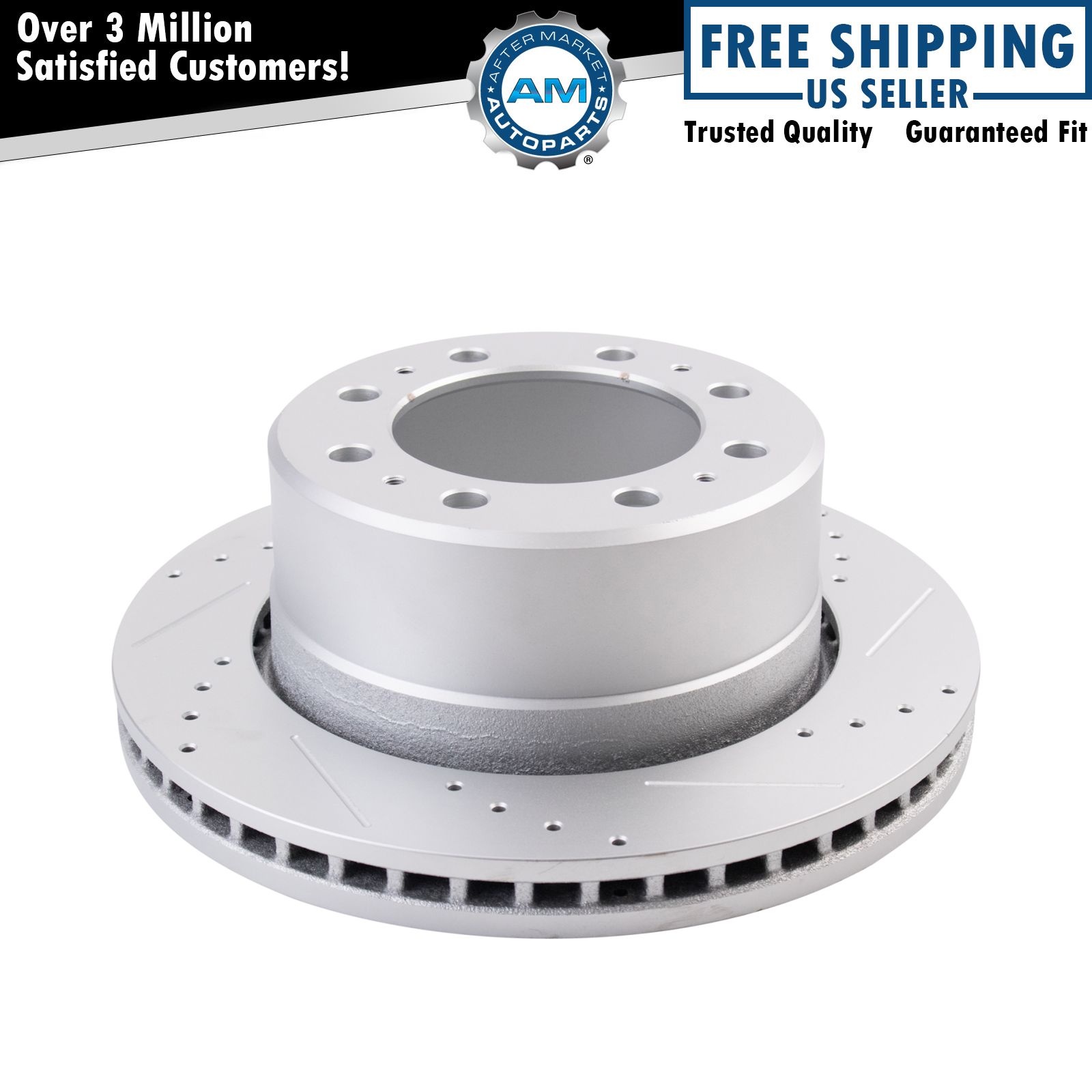Rear Brake Rotor Set Fits 2009-2010 Dodge 2011-2023 Ram