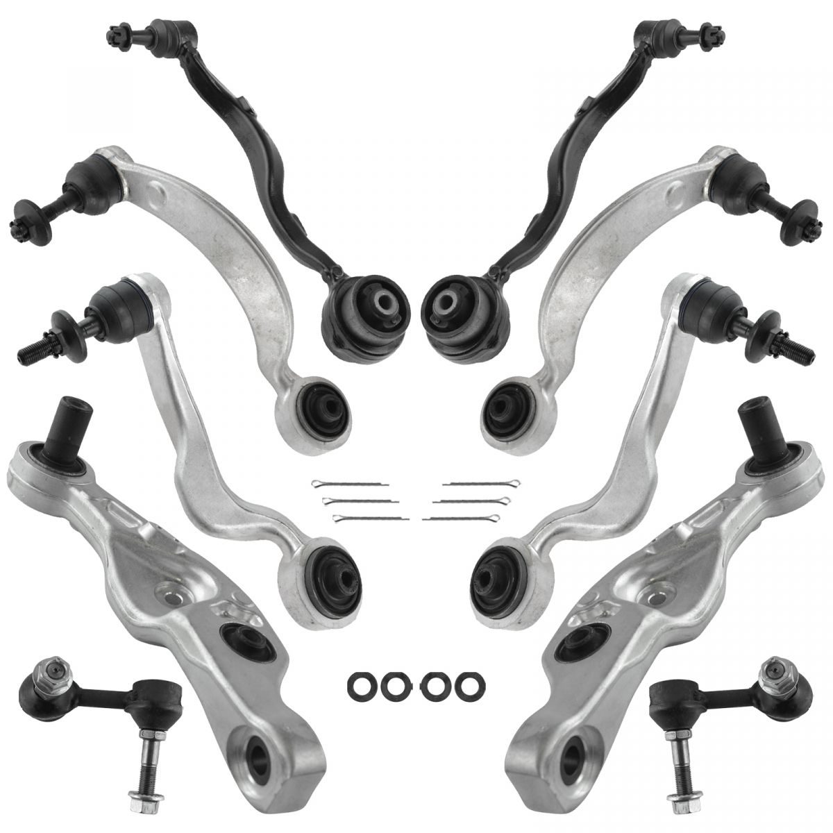 Front Upper & Lower Control Arms Ball Joints Sway Links for Lexus LS460