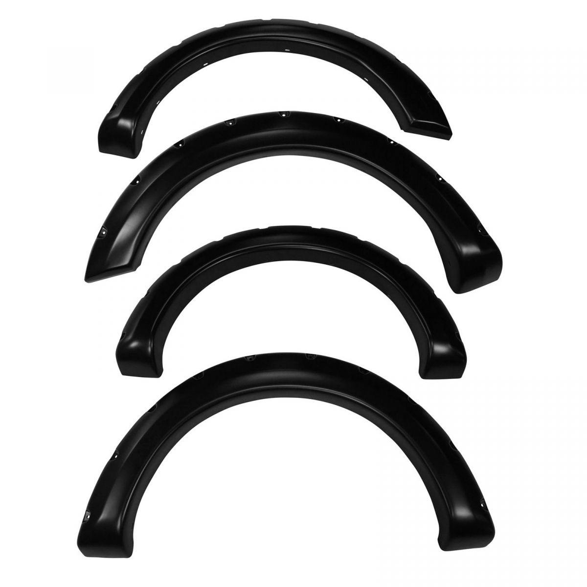 Fender Flare Kit Bolt On Pocket Rivet Style Smooth Set of 4 for Ford Lincoln New eBay