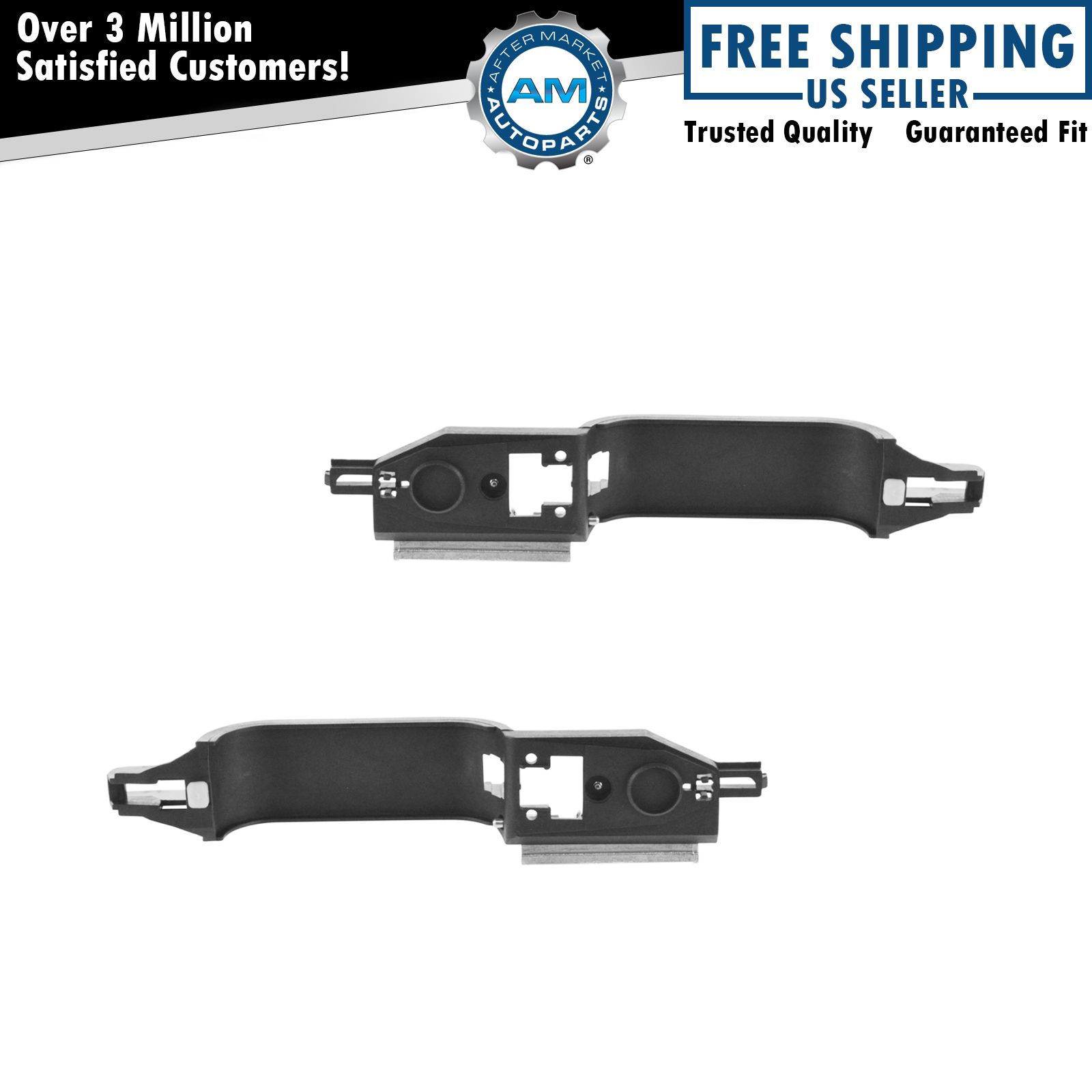 Exterior Door Handle Reinforcement Pair LH & RH Sides Rear Exterior Door Handle Reinforcement Pair LH & RH Sides Rear