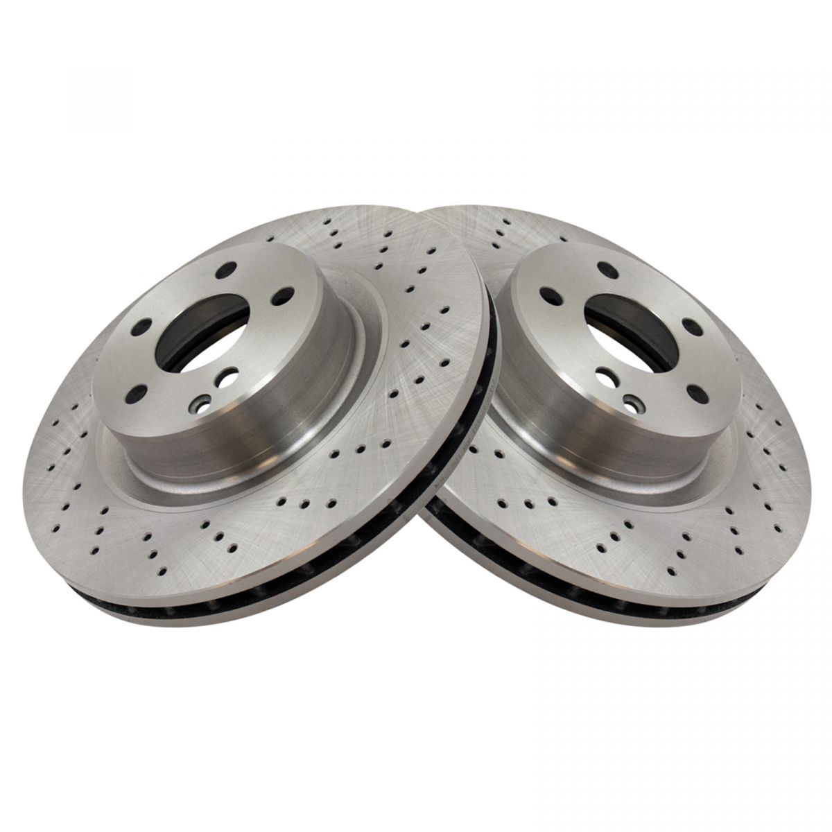 Front Brake Rotor Pair Set of 2 5 Lug for Mercedes Benz CL500 S430 S500