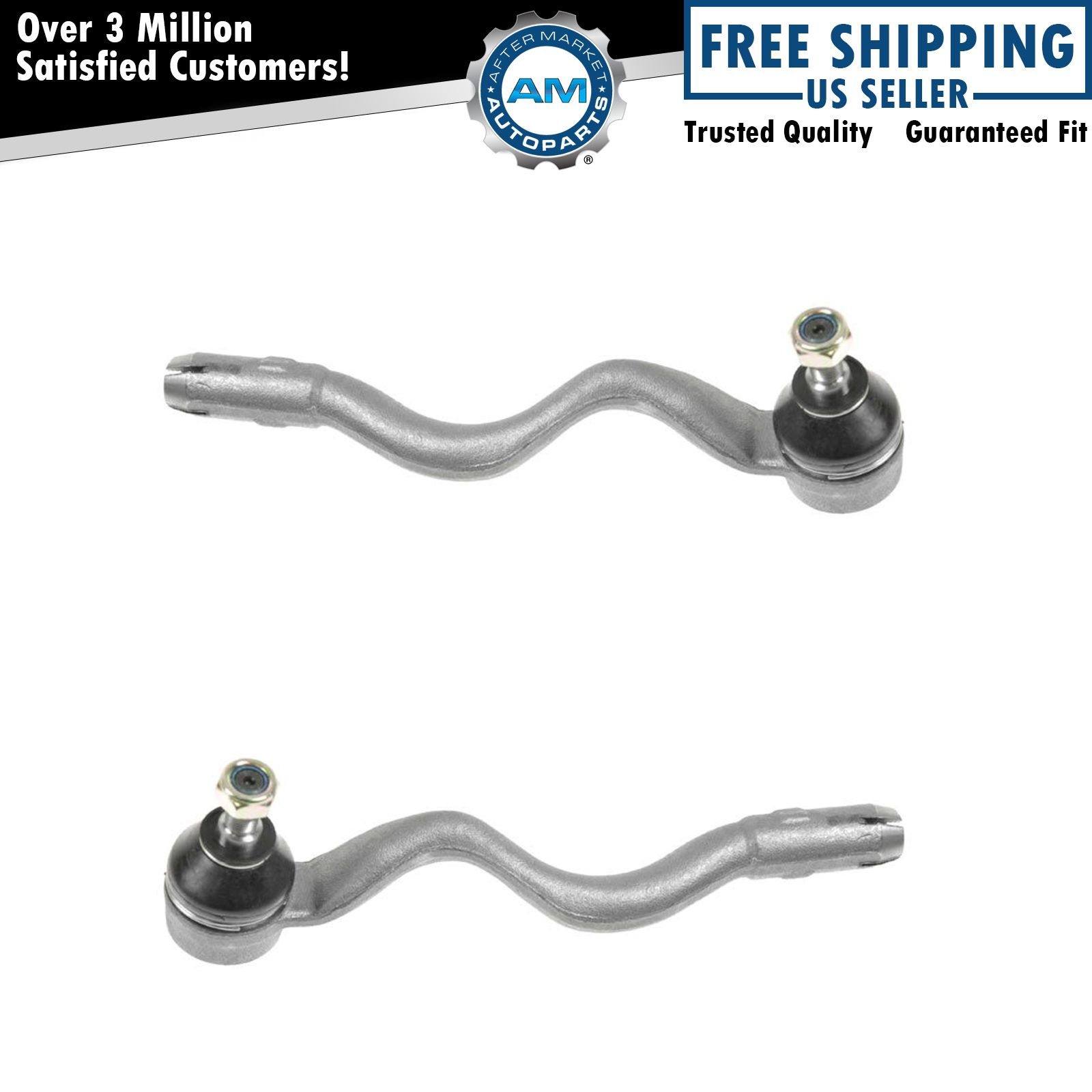Front Outer Tie Rod End Pair Set for BMW 3 M3 Z3 Series E36