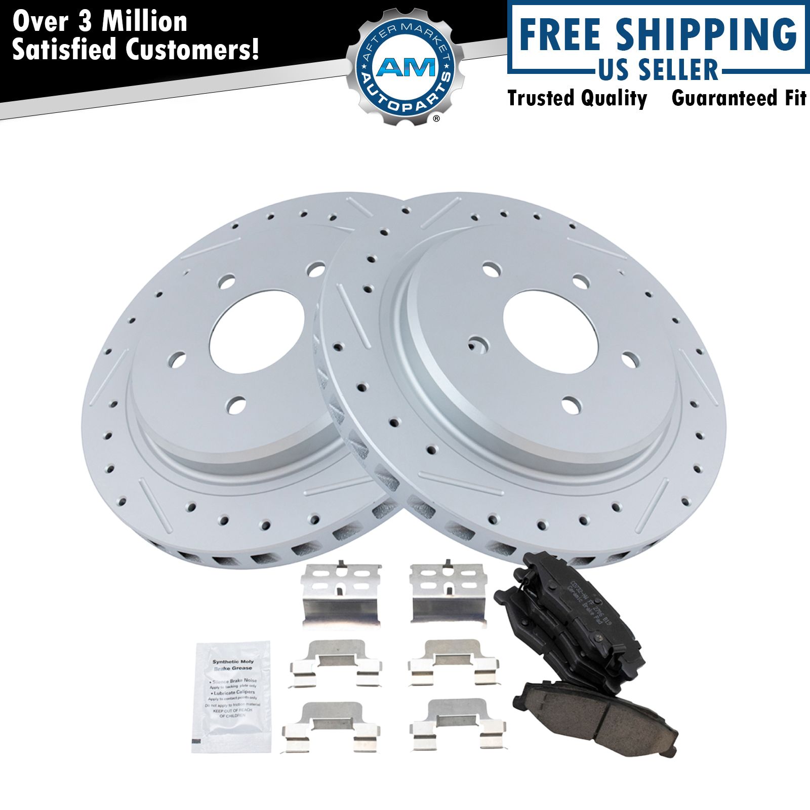 <b>Ceramic Performance Brake Pad & Rotor Kit</b>