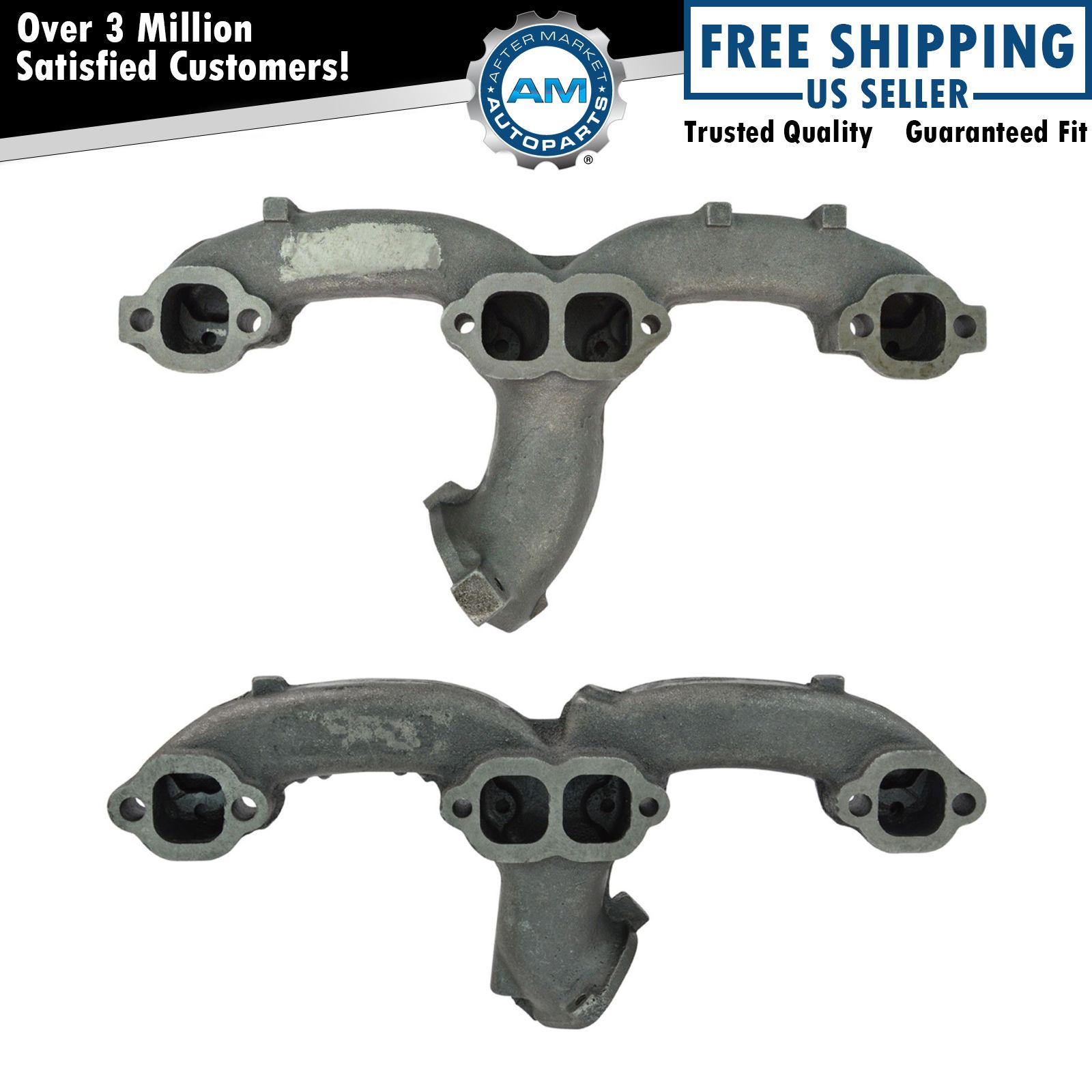 Exhaust Manifolds Pair Set NEW for Chevy GMC Pickup Truck Van V8 eBay