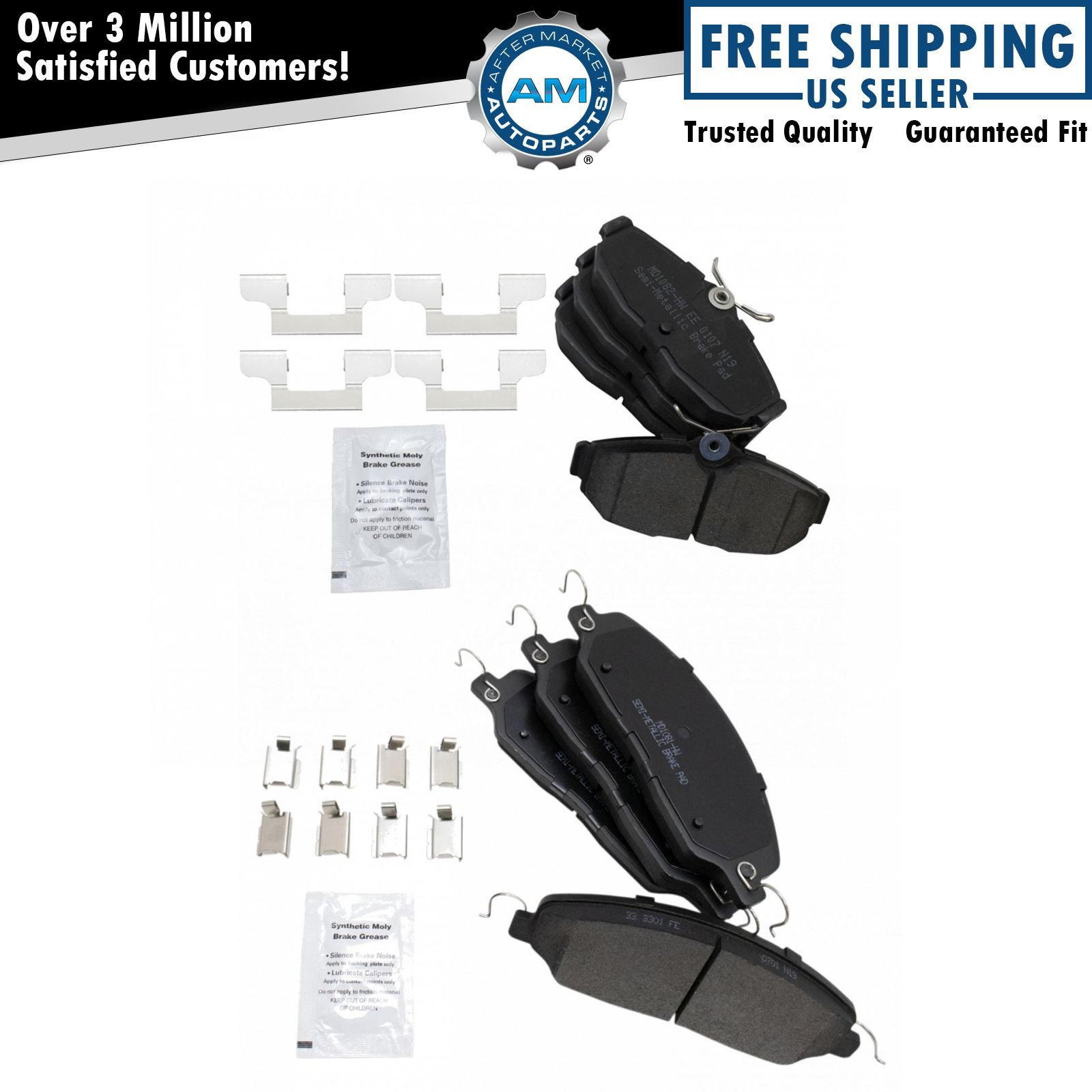 <b>Semi-Metallic Brake Pads</b>