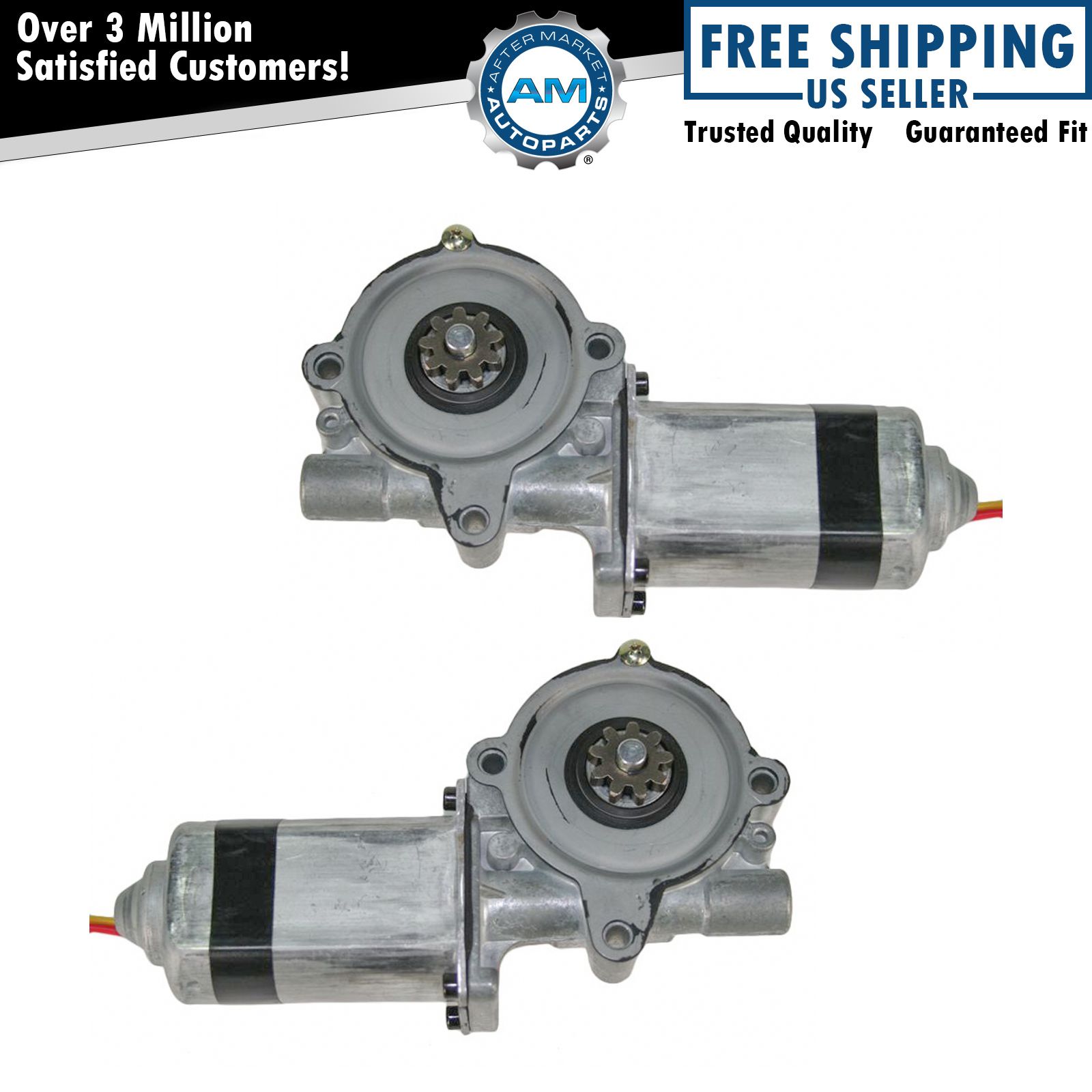 Power Window Lift Motor Pair Set of 2 for Ford Pickup Truck Lincoln Mercury