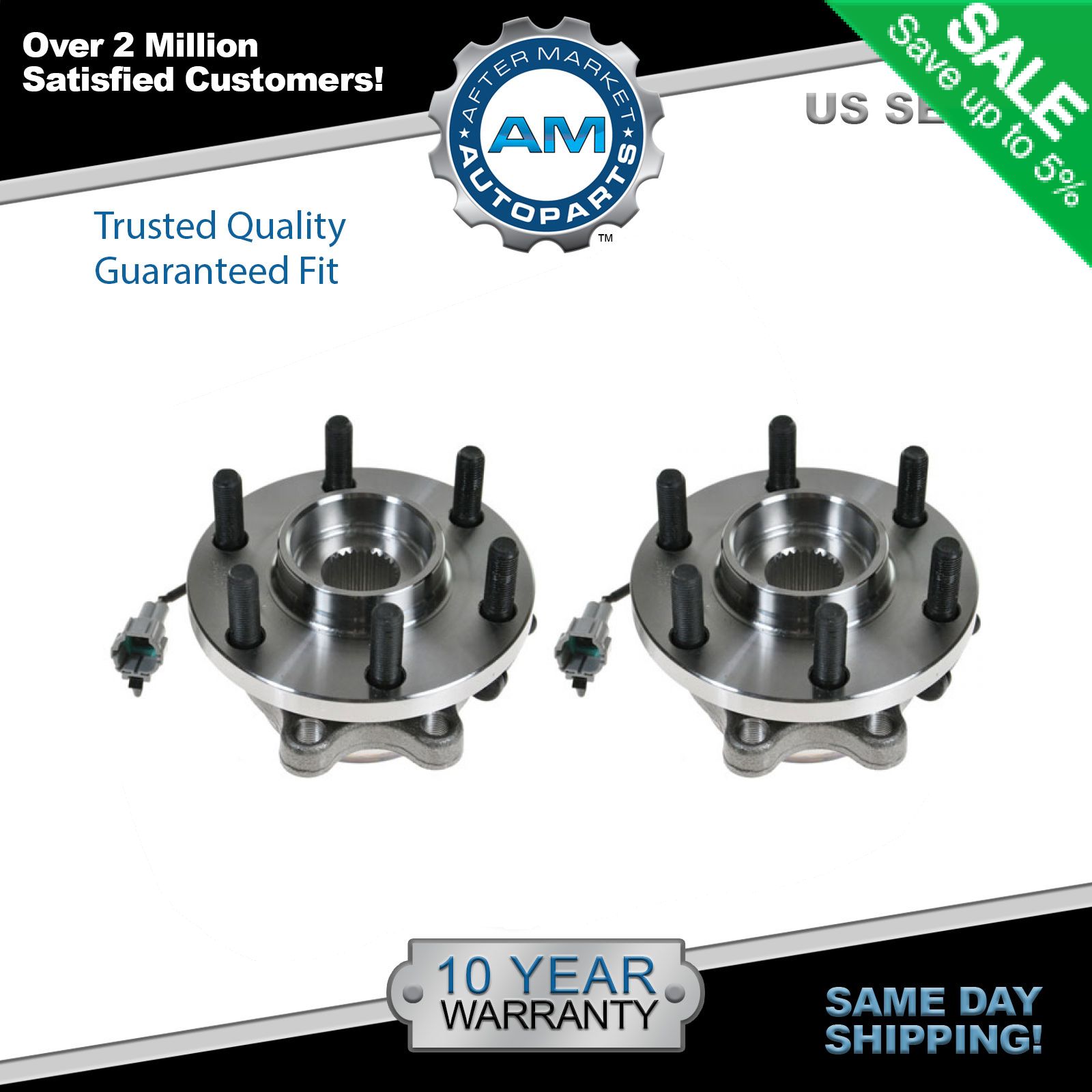Buje De Cojinete De Rueda Delantera Para Nissan Frontier, Pathfinder, Xterra, Suzuki Equator 2005-2012 - 2x4, Nuevo