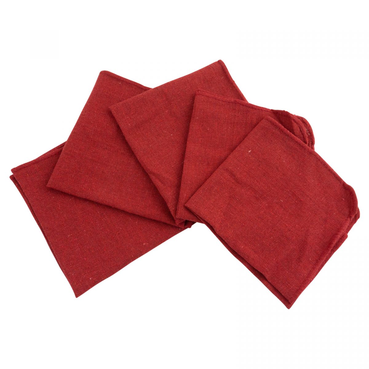 25 Pack Red Cotton Shop towels 13.75 x 13" Washable Rag New eBay