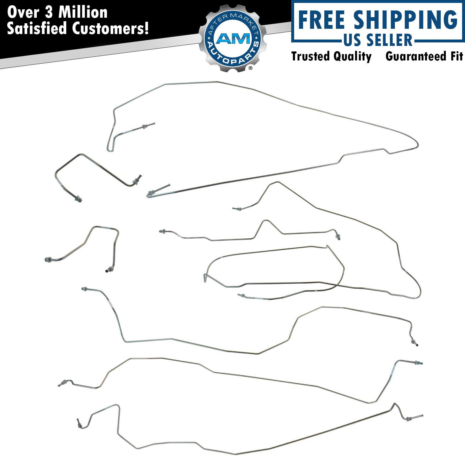 Dorman Stainless Steel Brake Line Kit Set for 0306 Chevy GMC Cadillac