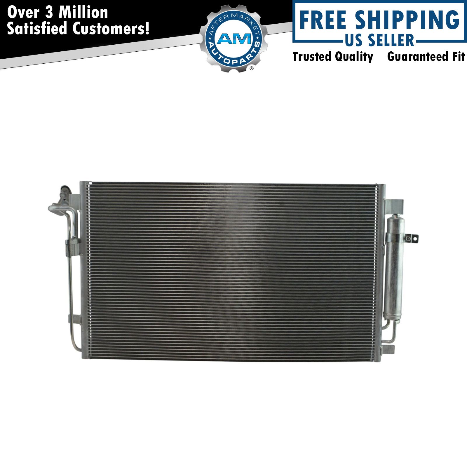 AC Condenser A/C Air Conditioning with Receiver Drier for 1315 Nissan
