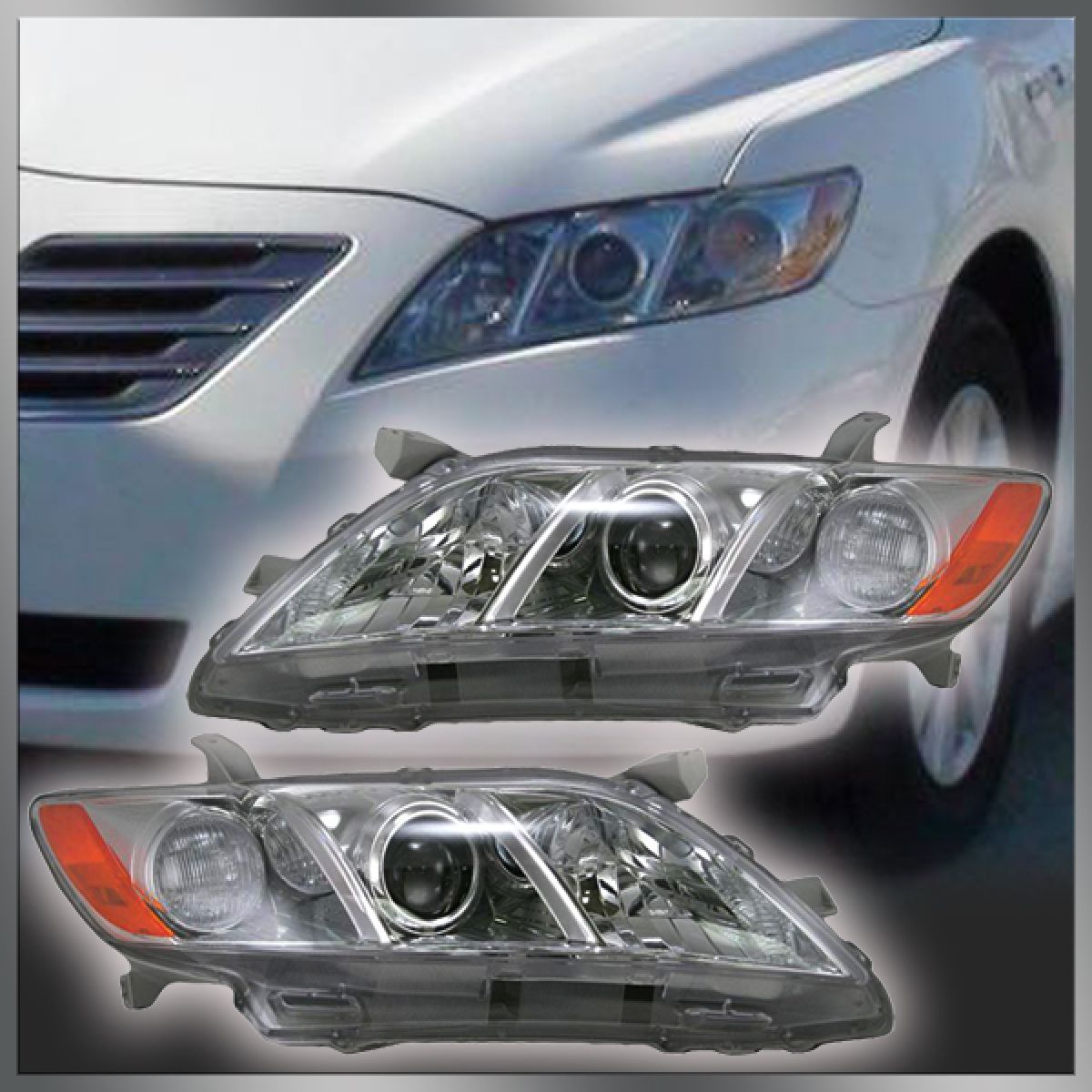 Right Headlights Headlamps New SET 2008 2009 2010 Toyota Highlander Left