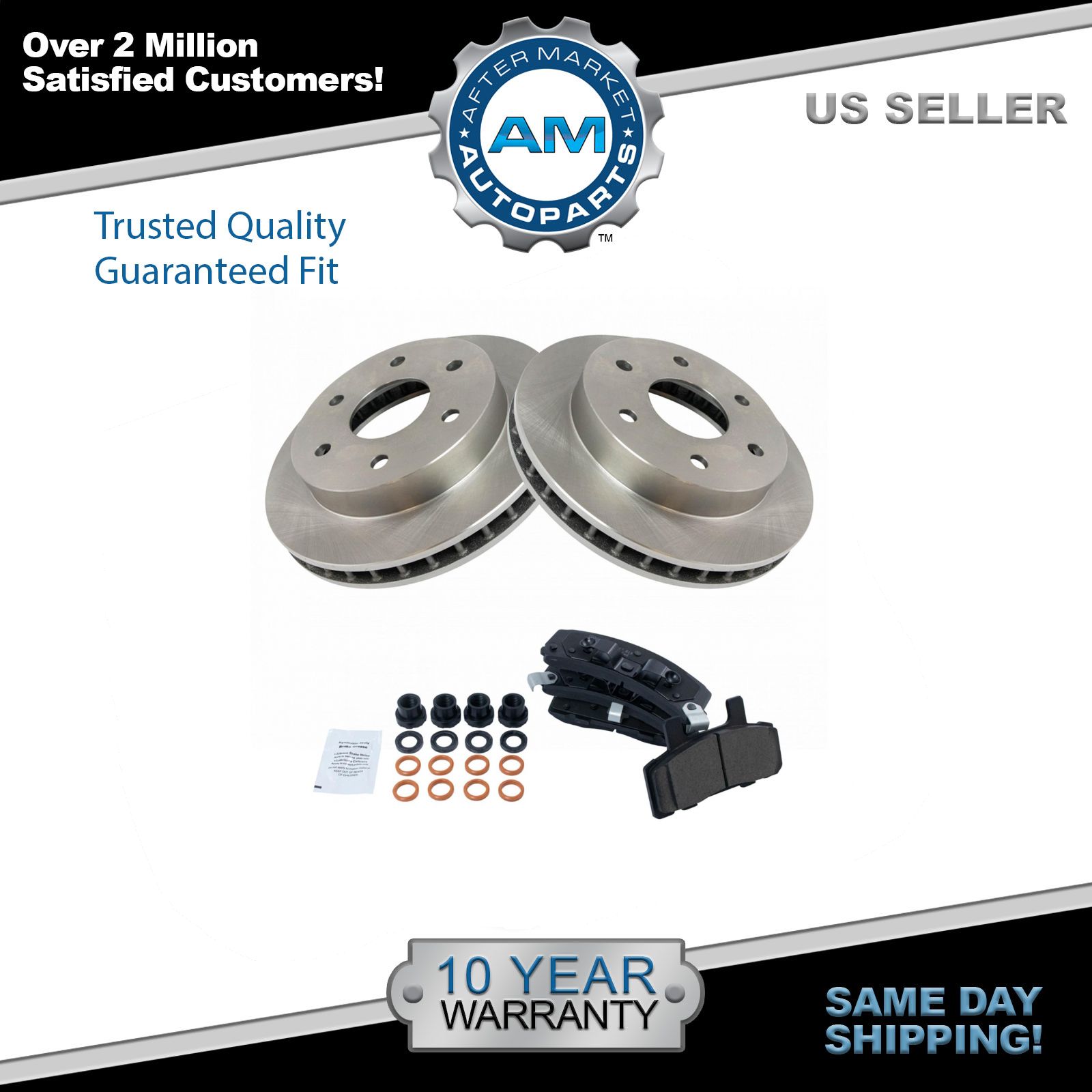 Front Brake Pads Set Left and Right For 1995 CHEVROLET SILVERADO