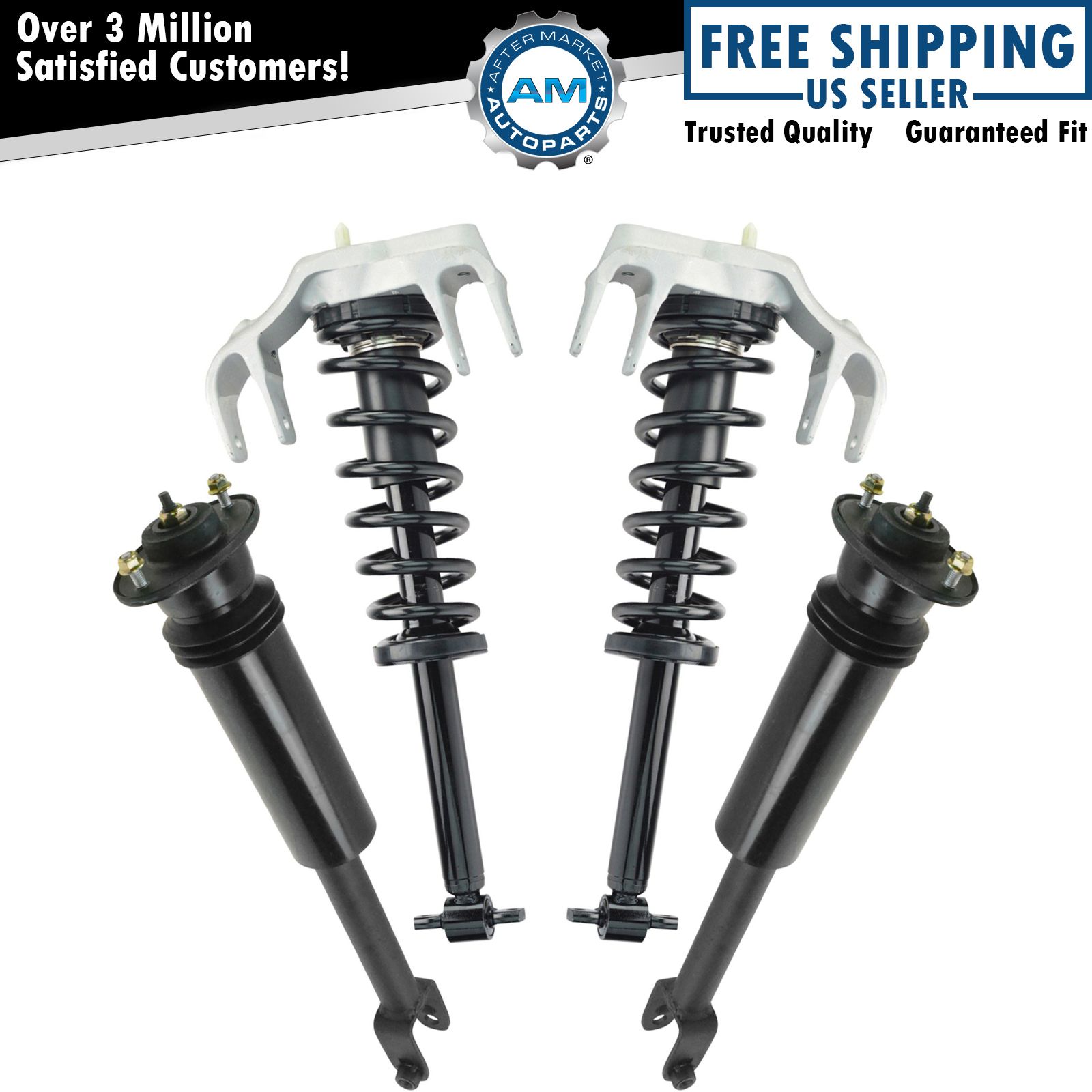 Front Rear Complete Quick Loaded Strut Spring Assembly Shock Absorber