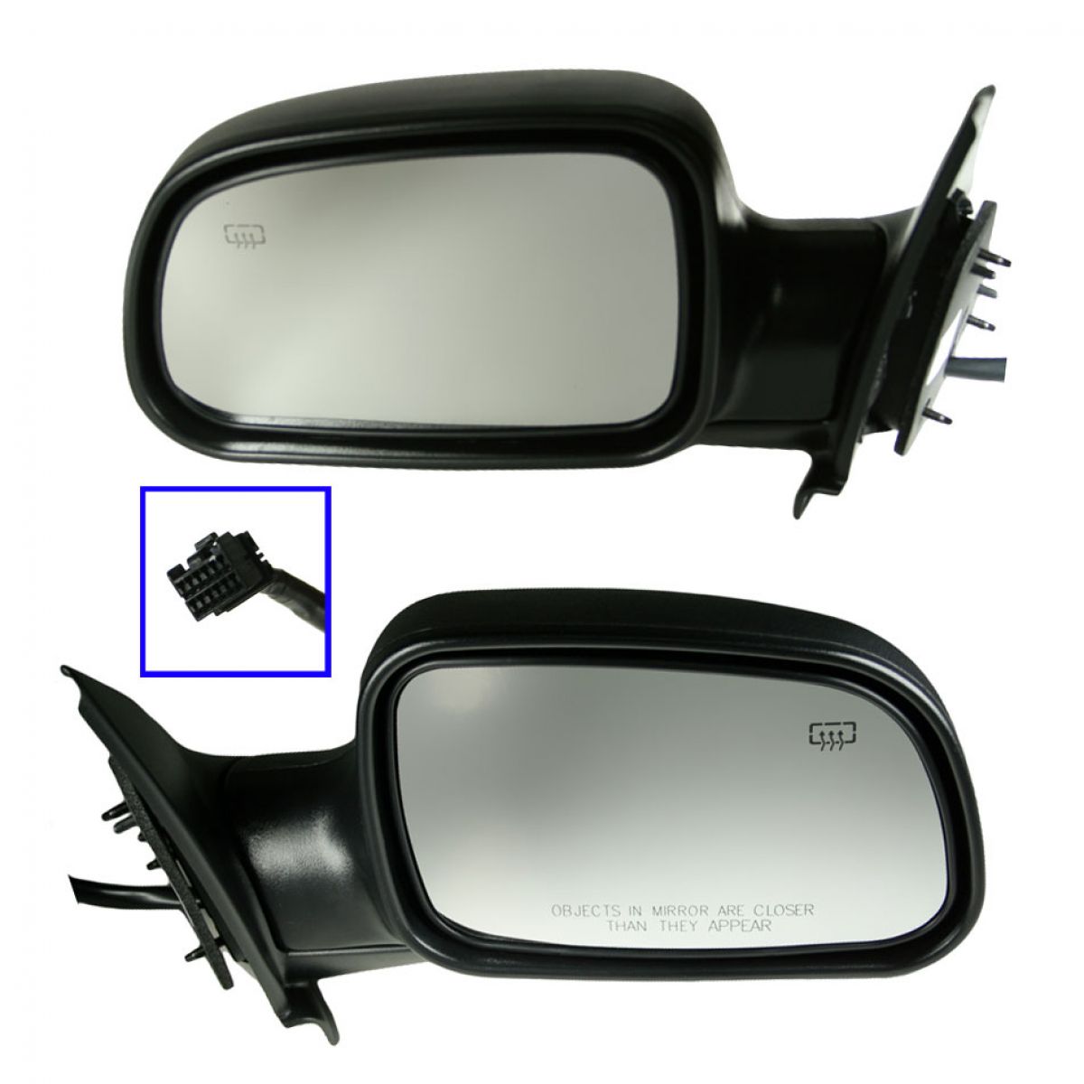 99-04 Grand Cherokee Power Non-Heated Rear View Mirror Right Left Side Set PAIR