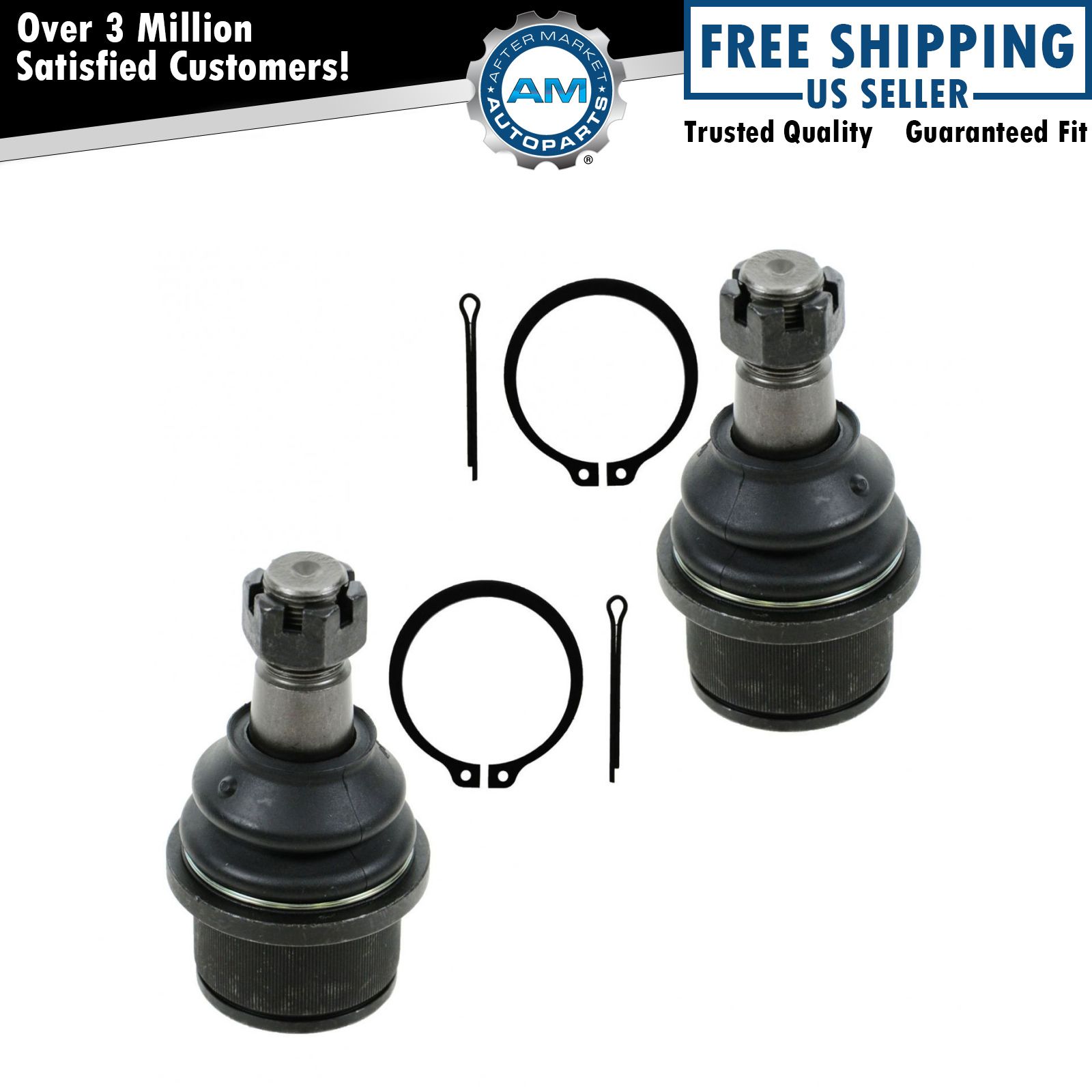 Ball Joint Front Lower Pair Set for Dodge Ram 1500 Mega Cab 2500 3500 2WD