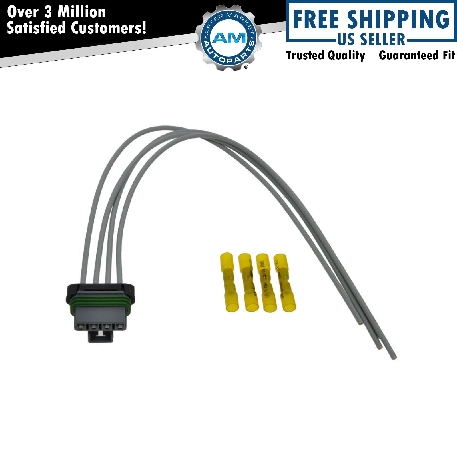 AC DELCO Electrical Connector w/ Pigtail Wire for GM Car Van SUV Pickup Truck