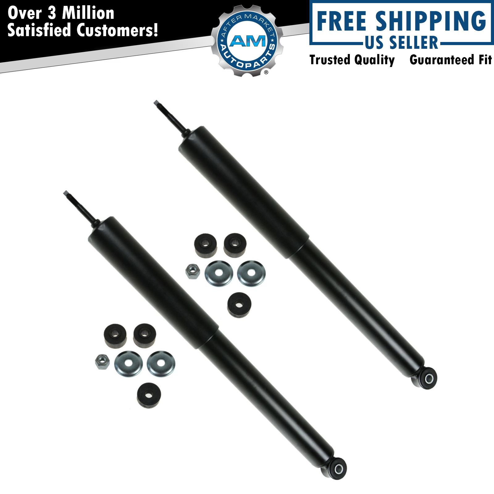 Rear Shock Absorber Pair Left & Right LF RH Set Of 2 For Toyota Tundra