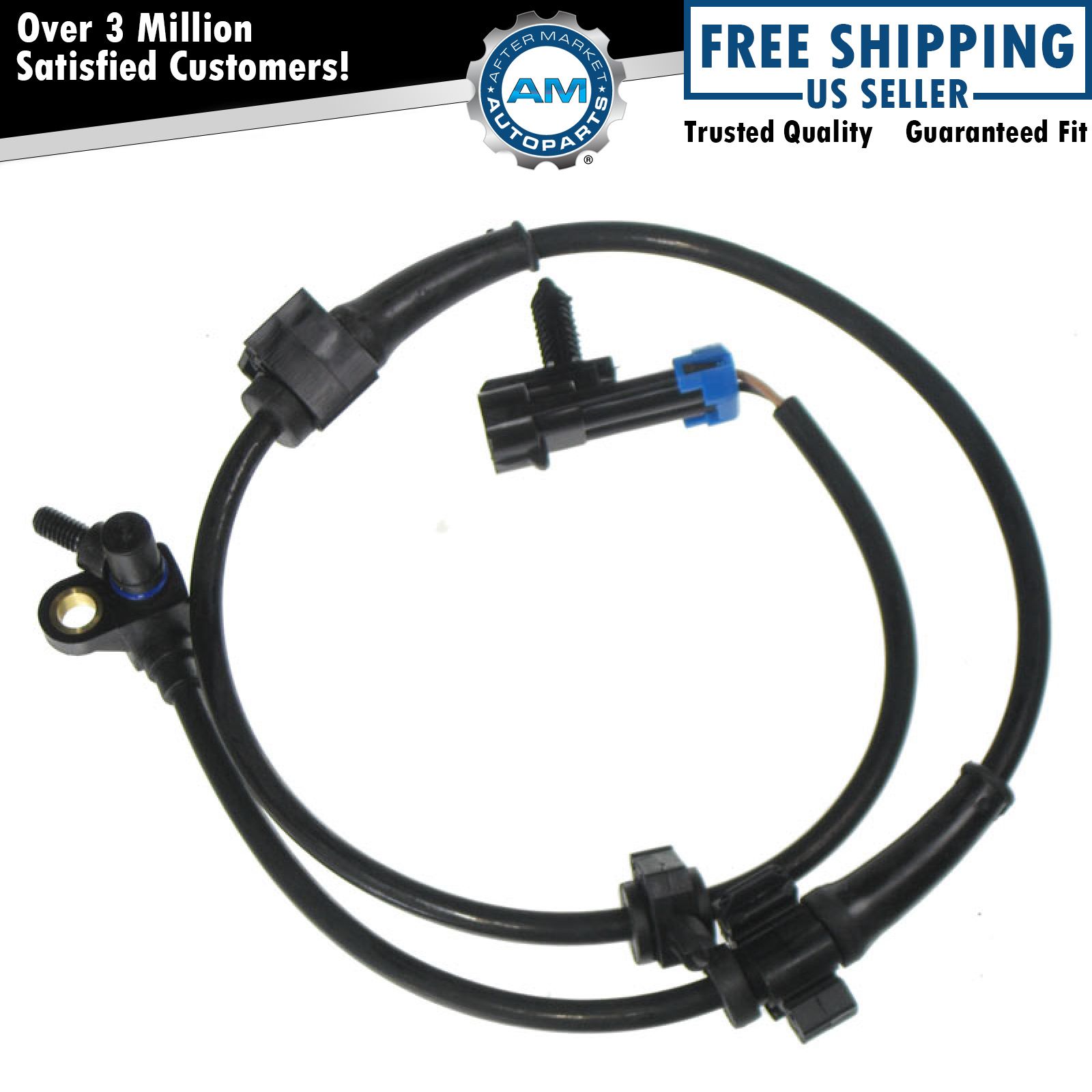 Front Wheel ABS Brake Sensor w/ Harness Connector for Chevy GMC Pickup Truck