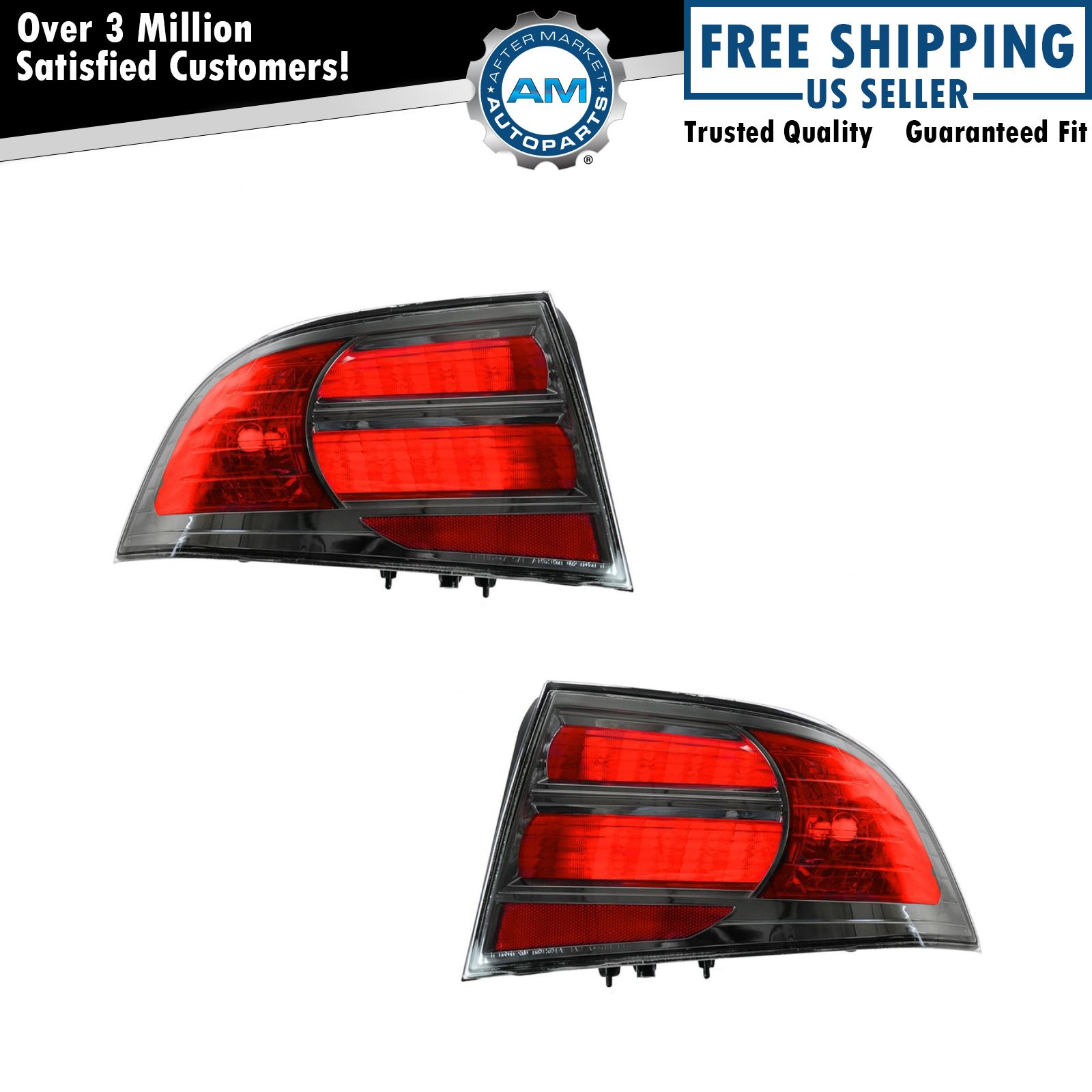 Tail Lights Set For 2007-2008 Acura TL AC2818108 AC2819108