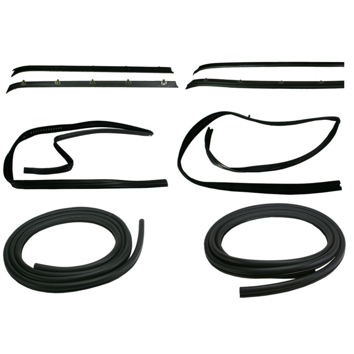Door Weather Strip Seal 16 Piece Kit Set for Chevrolet GMC Pickup Truck