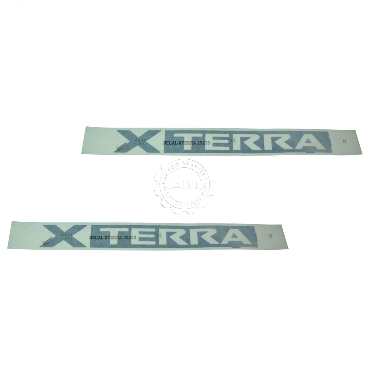 OEM Roof Rack Side Rail Mounted Xterra Logo Decal LH & RH Pair for