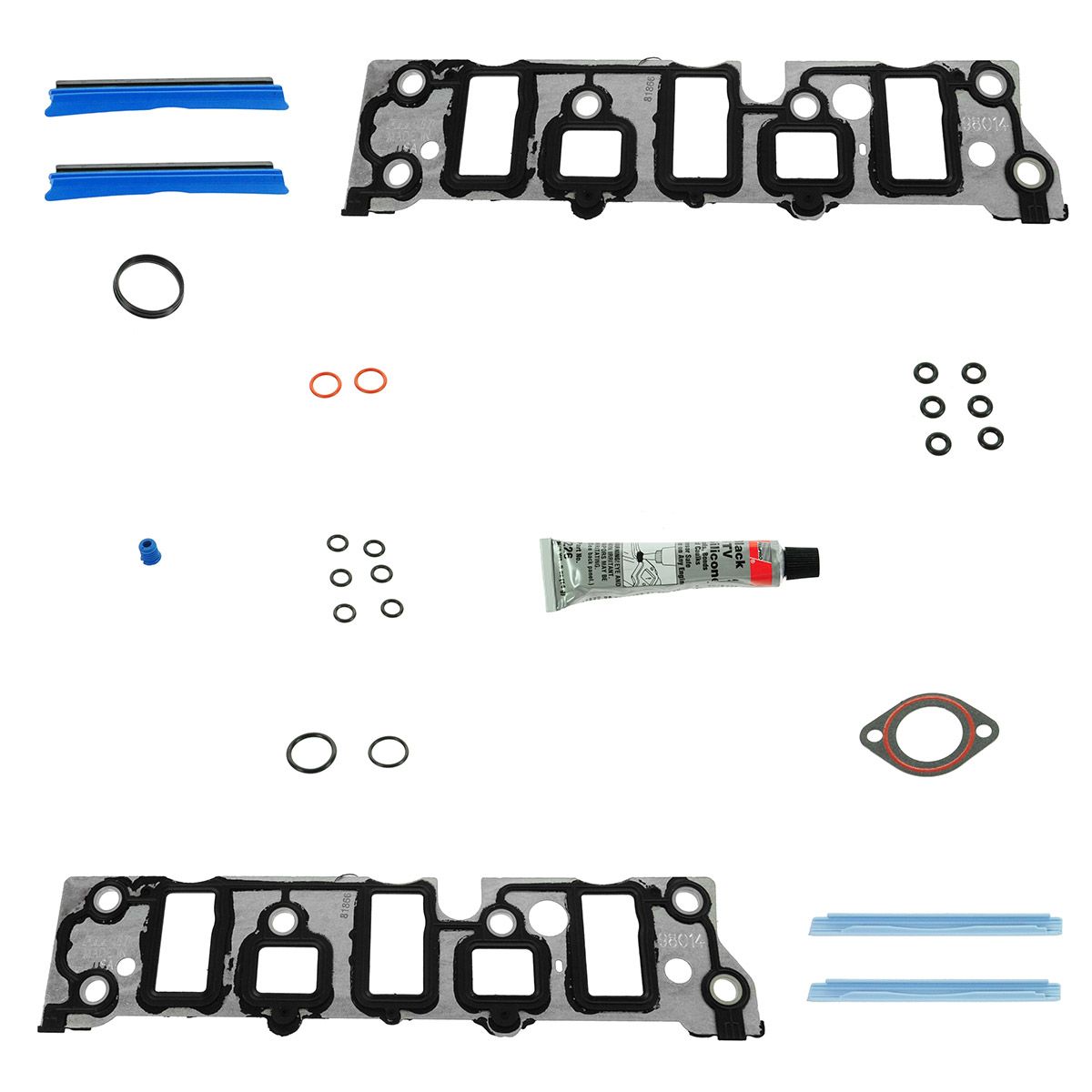 Lower Intake Manifold Gasket Set Updated for 9509 Buick Chevy Olds 3.8