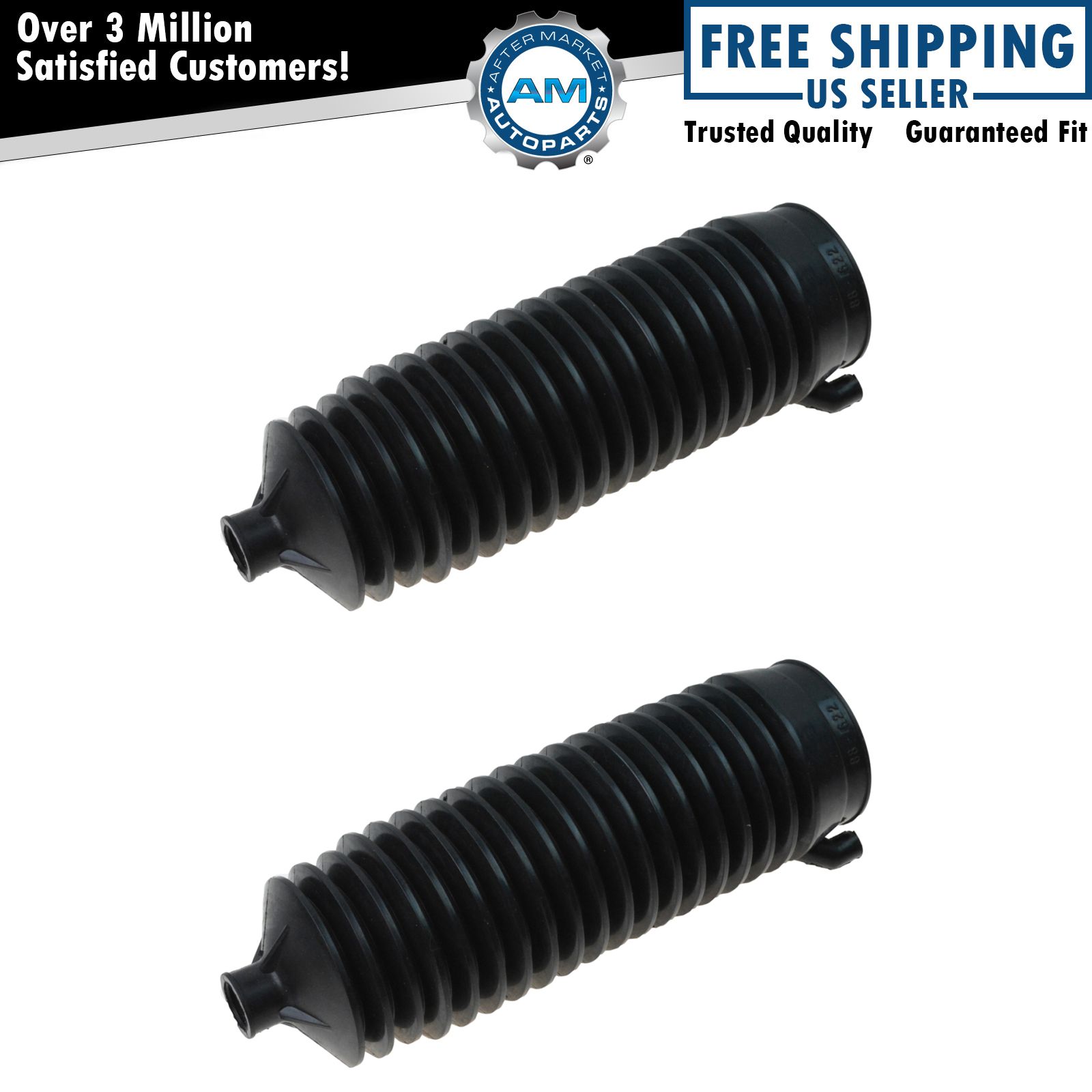 Rack & Pinion Inner Tie Rod Steering Bellow Boot Pair for Chevy GMC Cadillac New