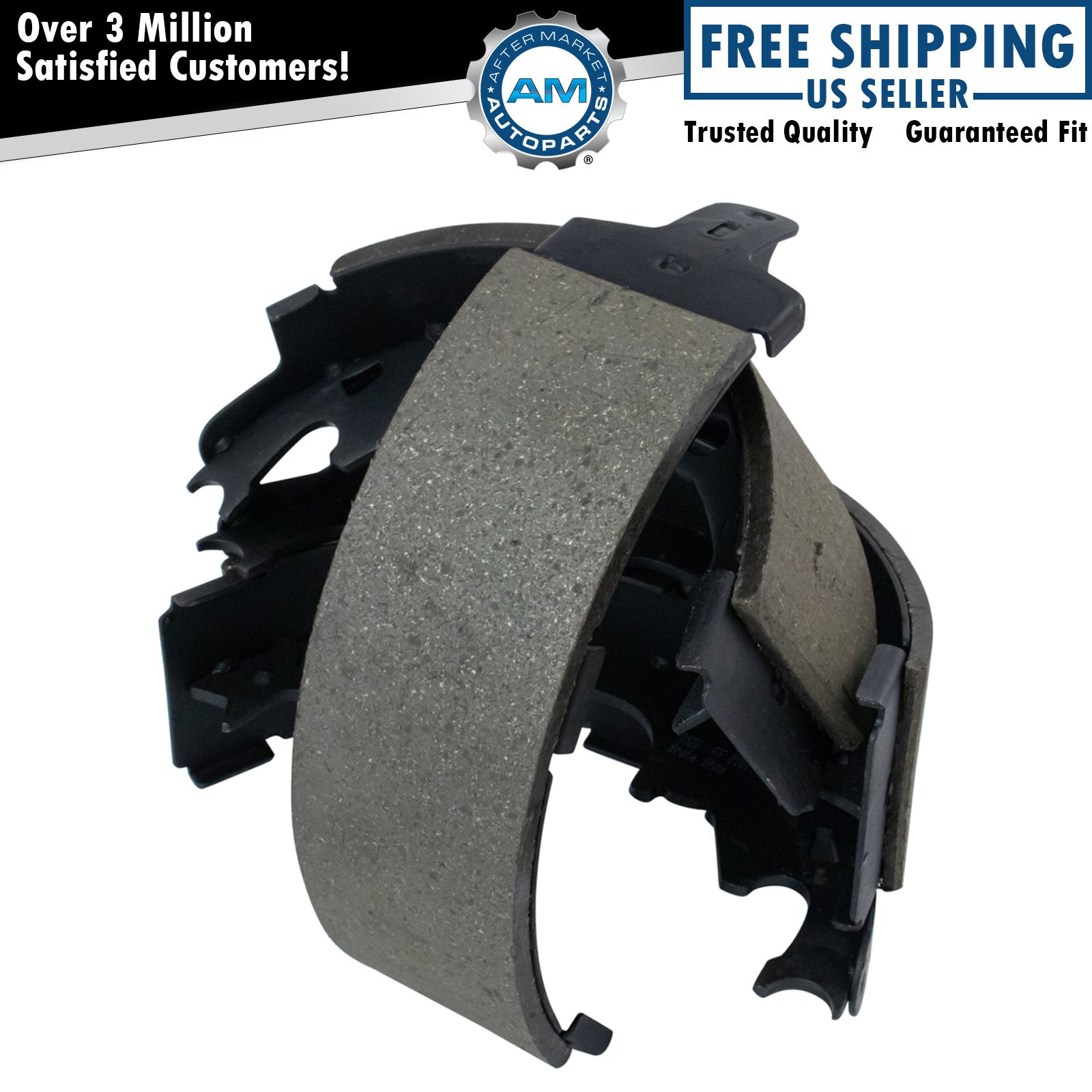 Rear Bonded Drum Brake Shoes Set for Dodge Chrysler Jeep Plymouth
