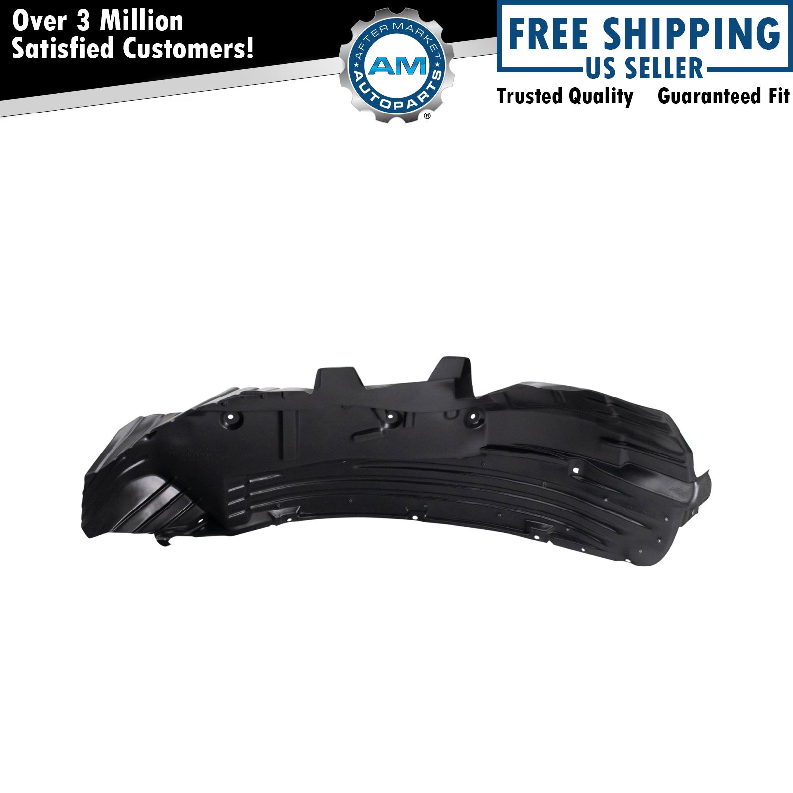 Front Right Rearward Inner Fender Liner Fits 2016-2018 Nissan Titan XD