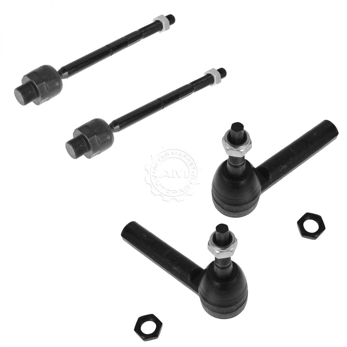 Tie Rod Inner Outer Left Right Kit Set of 4 for Dodge Durango Dakota