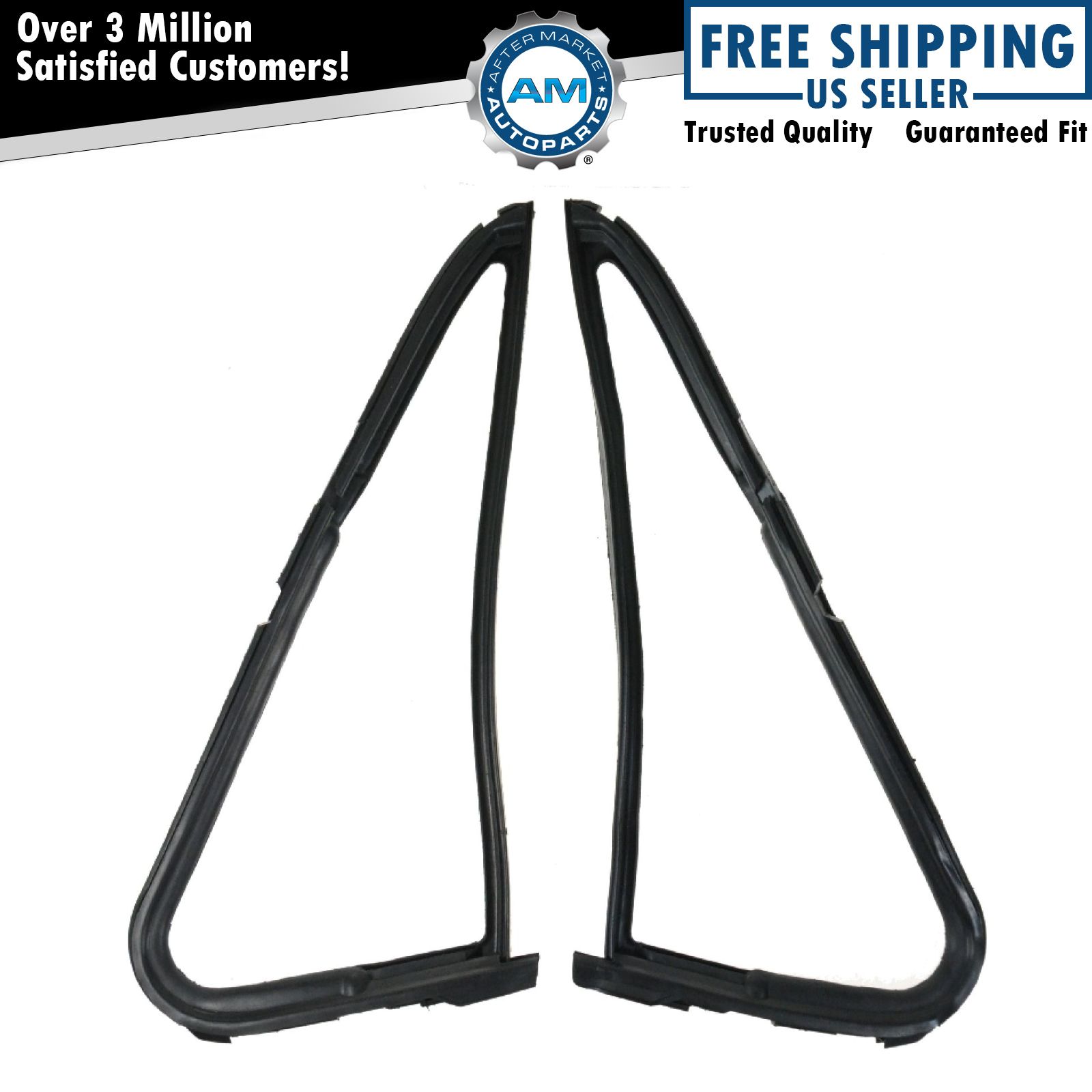 Vent Window Weatherstrip Seal Kit For Dodge Ramcharger & Pickup 1978-1986 (Pair)