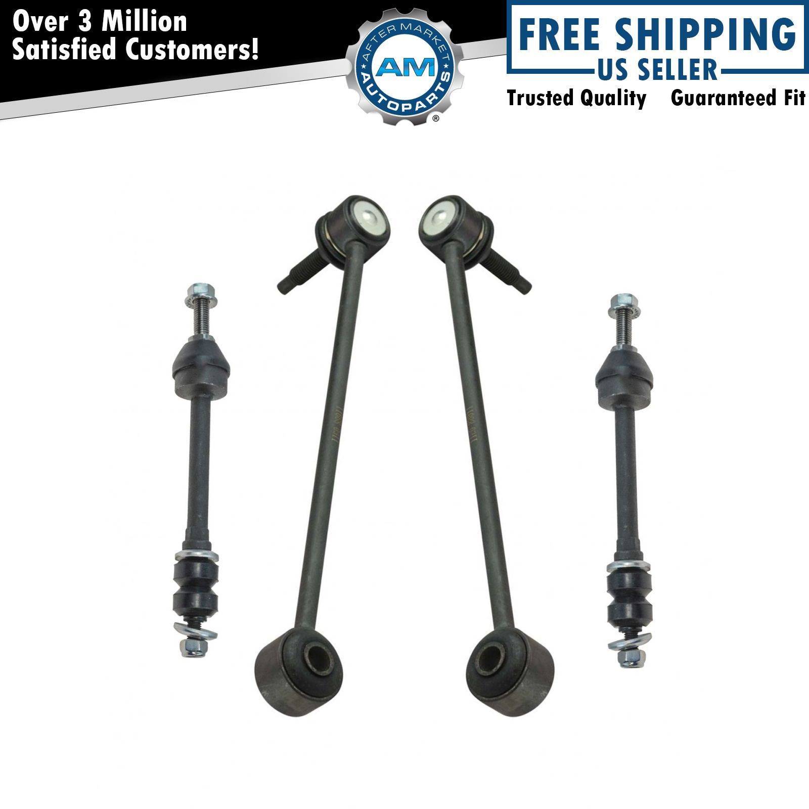 Stabilizer Sway Bar End Link Front Rear LH RH Kit Set 4pc for 09-20 Ram 1500 New