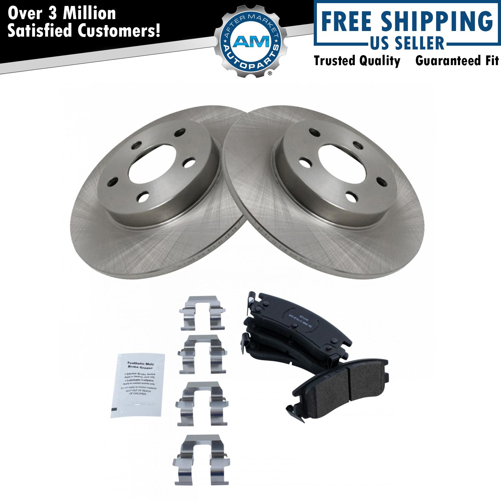 Rear Disc Brake Pad & Rotor Kit for Park Avenue Deville Bonneville