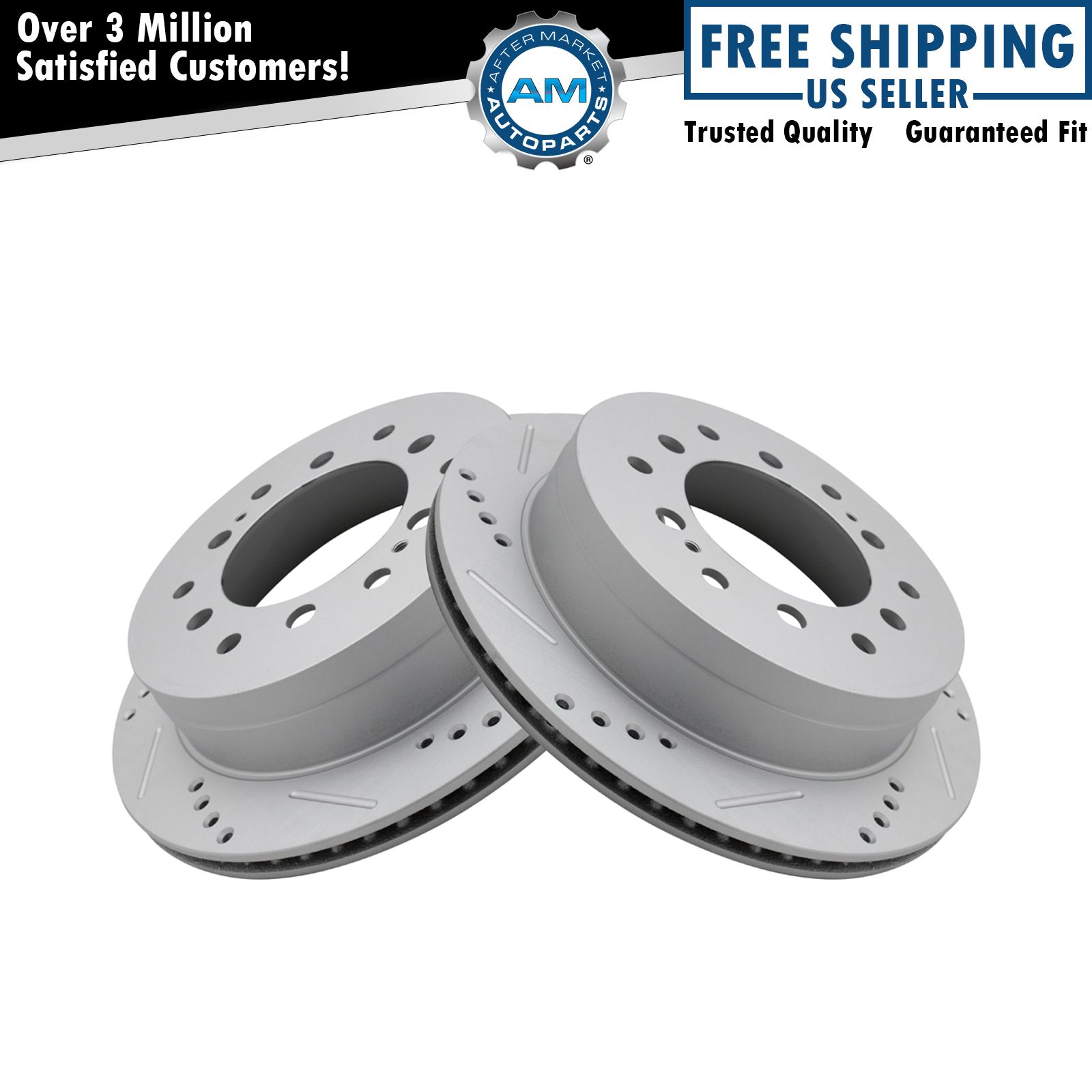 <b>2 Piece Performance Brake Rotor Set</b>