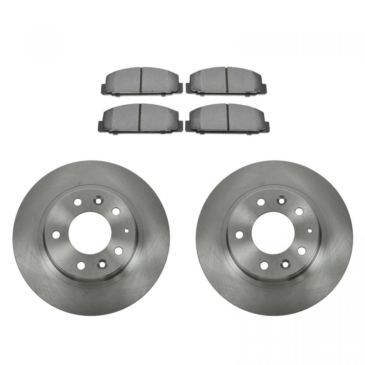 Rear Semi Metallic Disc Brake Pads Rotors Set Kit for 0305 Mazda 6 eBay