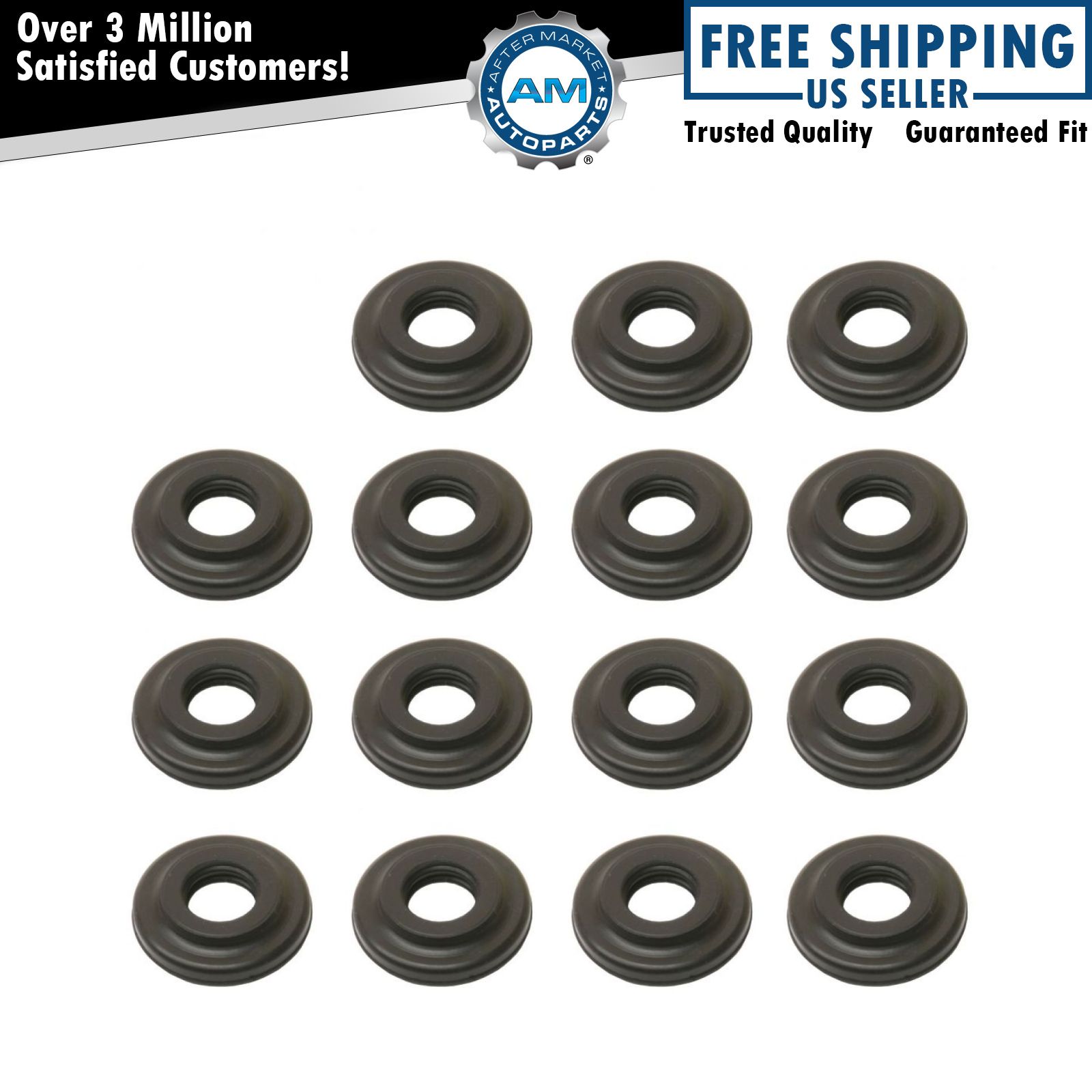 Valve Cover Retaining Bolt Sealing Grommet Set of 15 for BMW 3 5 7 8 M